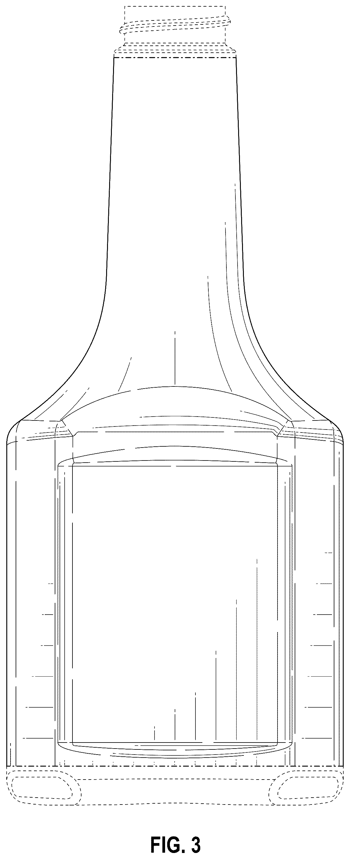Patent USD1124888 Figure 3 – Container