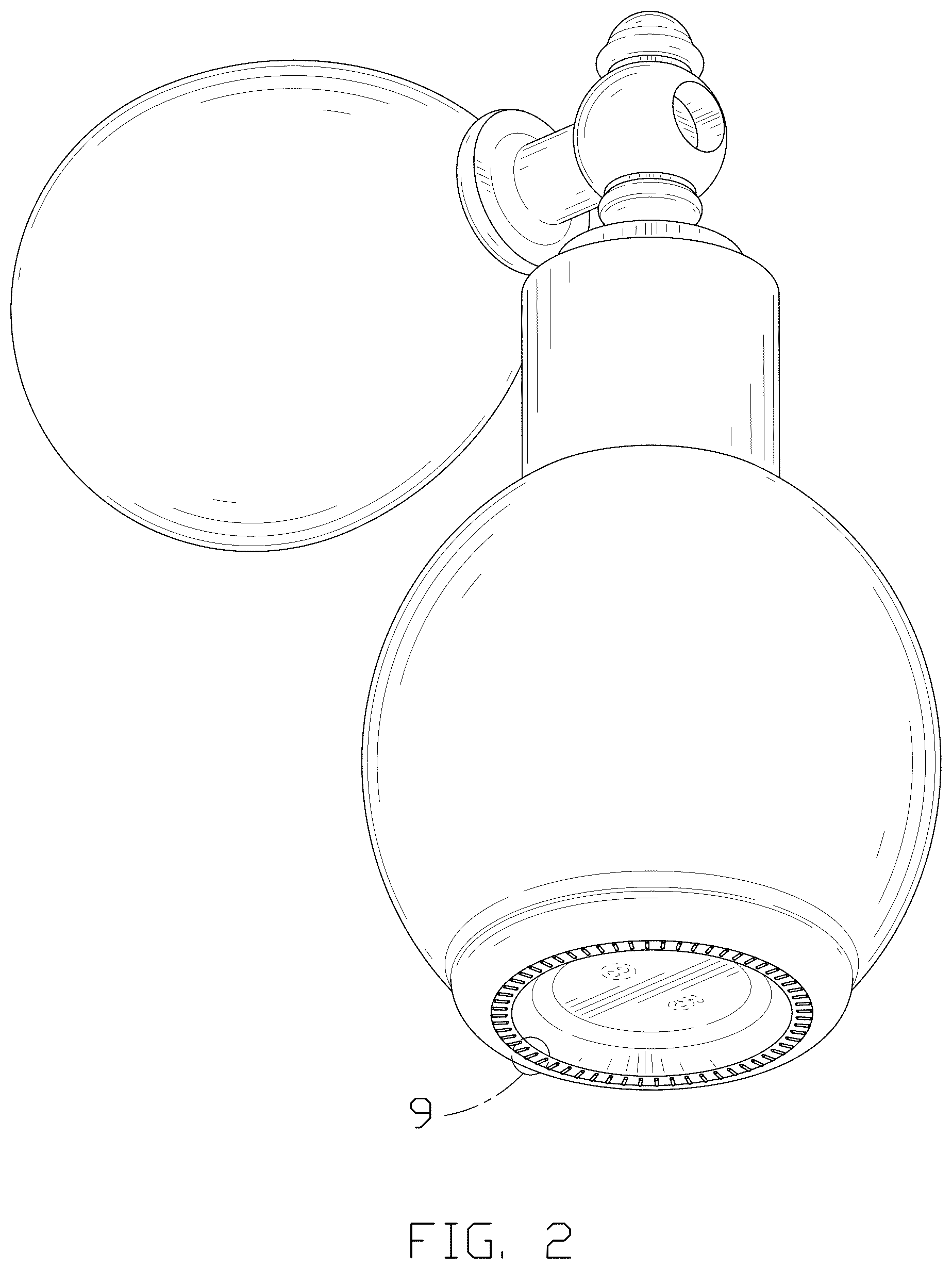 Patent USD1124891 Figure 2 – Cosmetic airbag bottle
