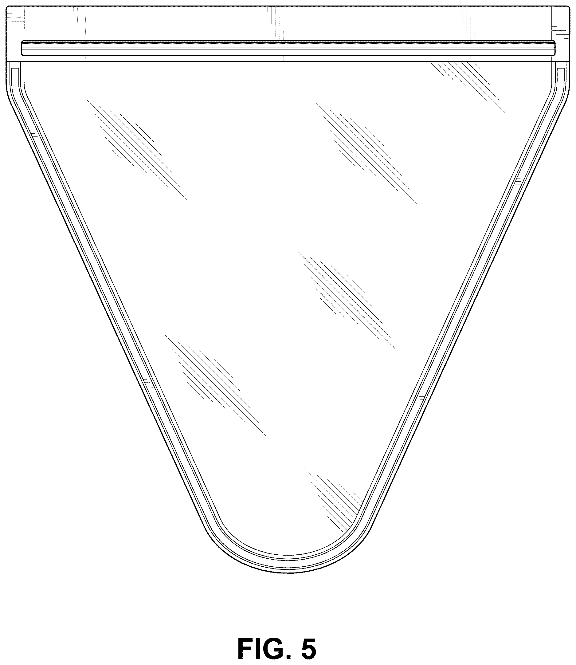 Patent USD1124893 Figure 4 – Slice pouch