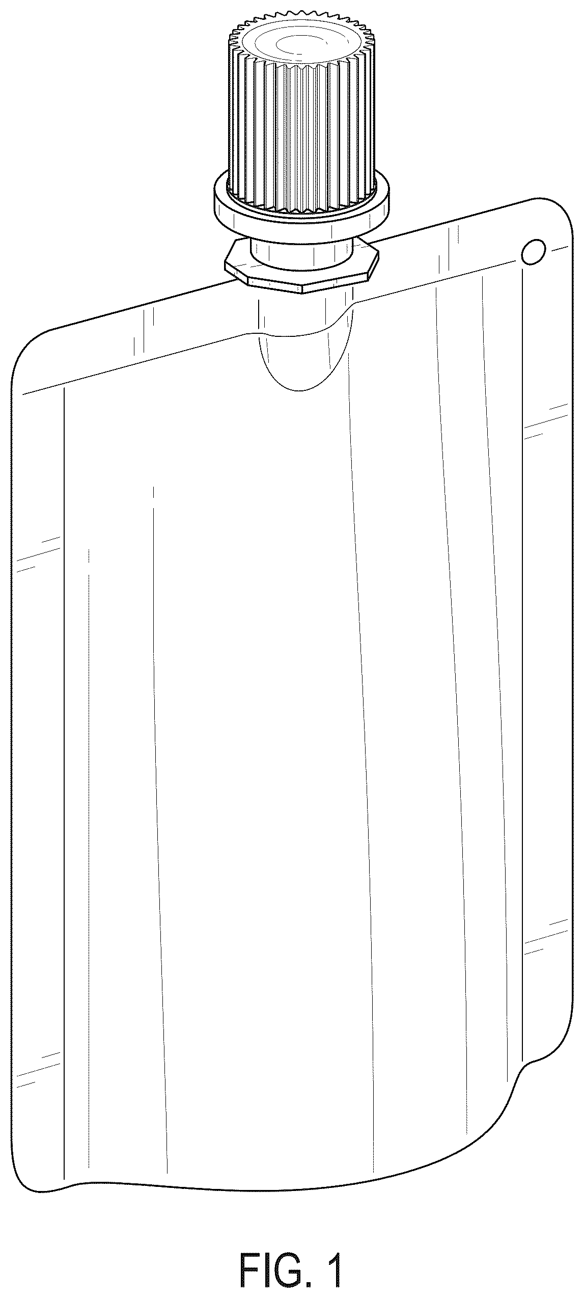Patent USD1124895 — Pouch — Figure 1