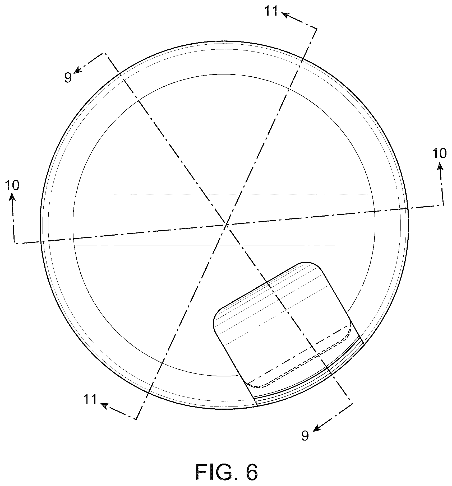 Patent USD1124896 Figure 6 – Bottle