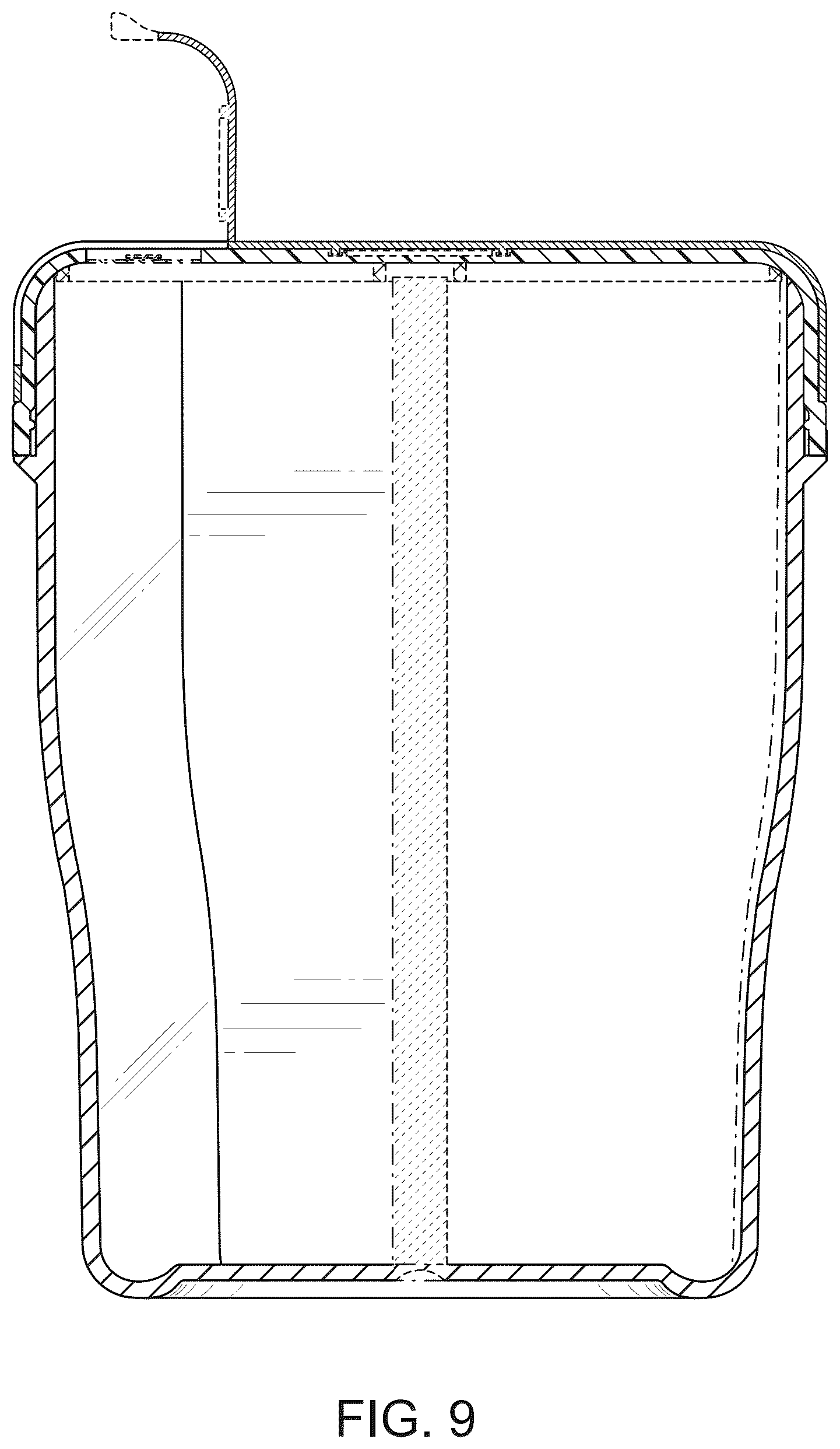 Patent USD1124896 Figure 9 – Bottle