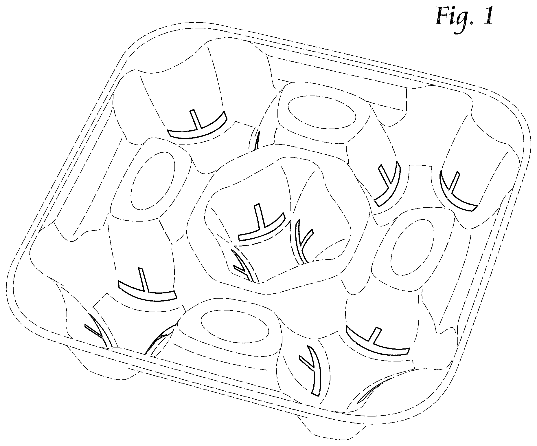 Patent USD1124897 Figure 1 – Cupholder