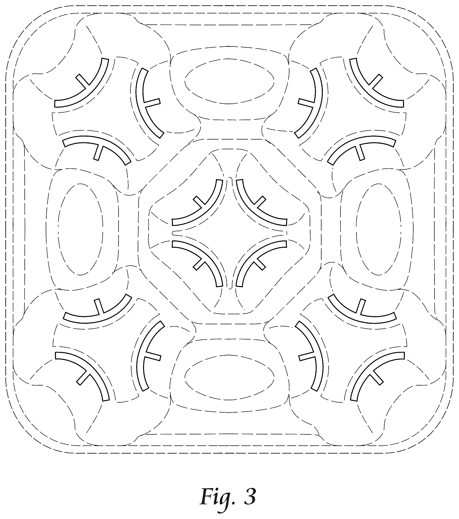 Patent USD1124897 Figure 3 – Cupholder