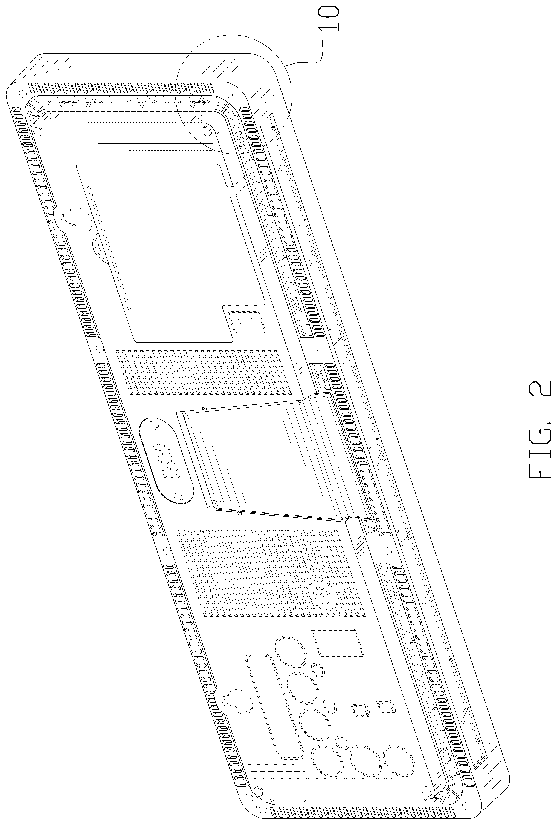 Patent USD1124898 Figure 2 – Digital clock