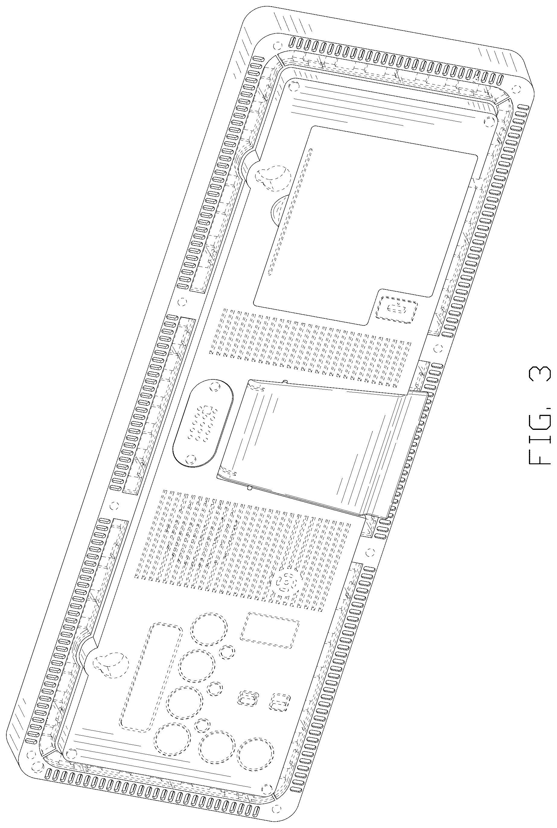 Patent USD1124898 Figure 3 – Digital clock