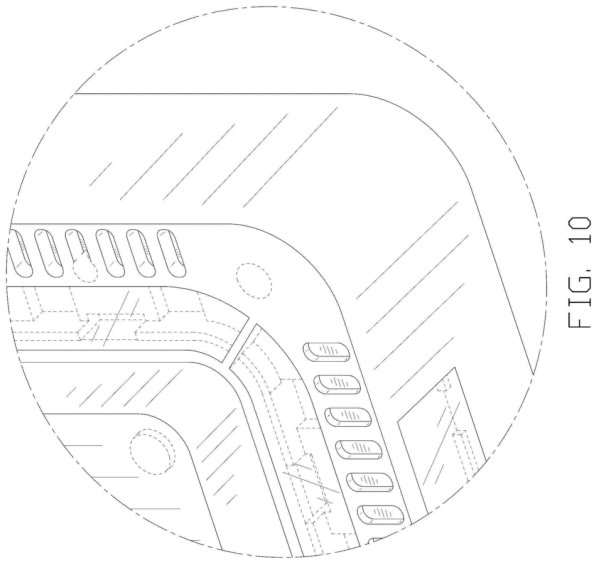Patent USD1124898 Figure 10 – Digital clock