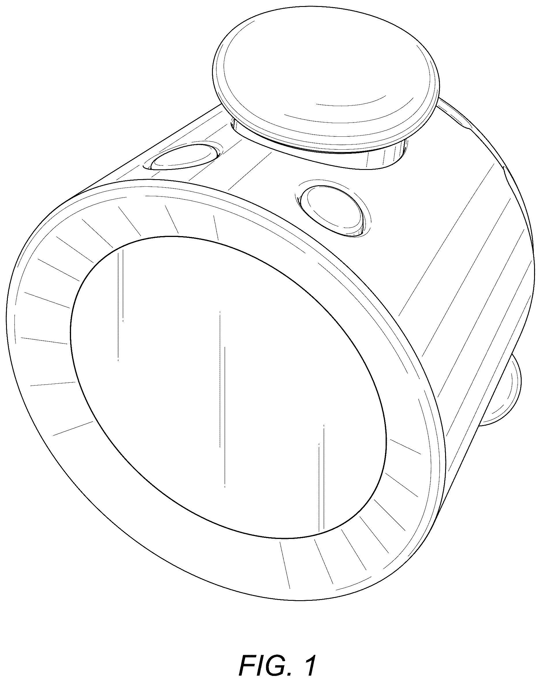 Patent USD1124899 Figure 1 – Alarm clock