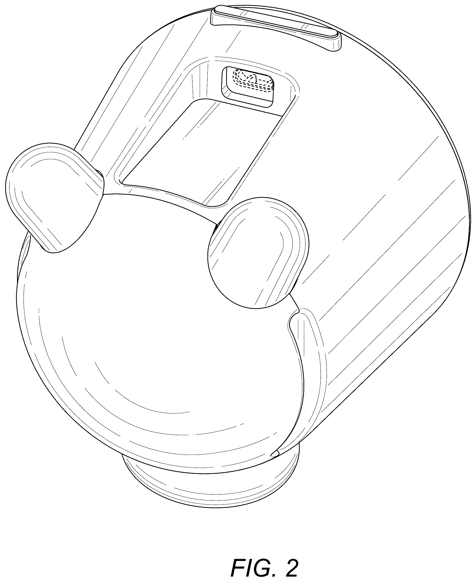 Patent USD1124899 Figure 2 – Alarm clock