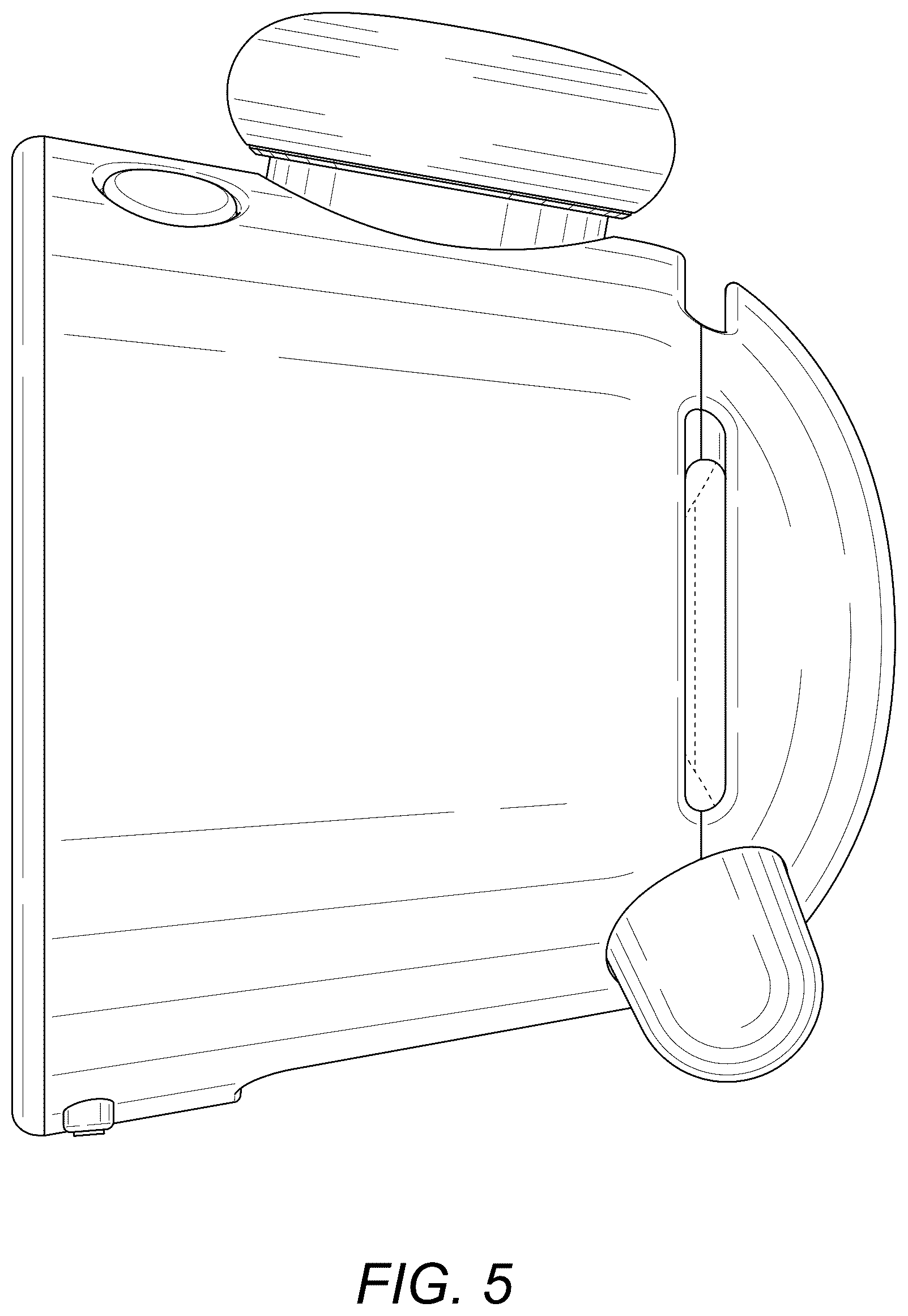 Patent USD1124899 Figure 5 – Alarm clock