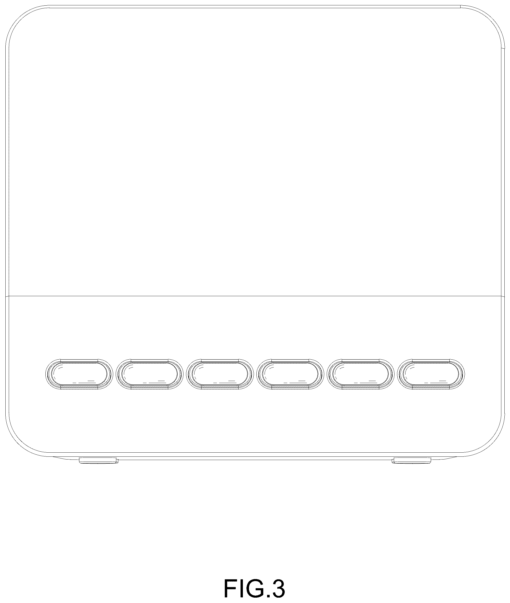 Patent USD1124900 Figure 3 – Alarm clock