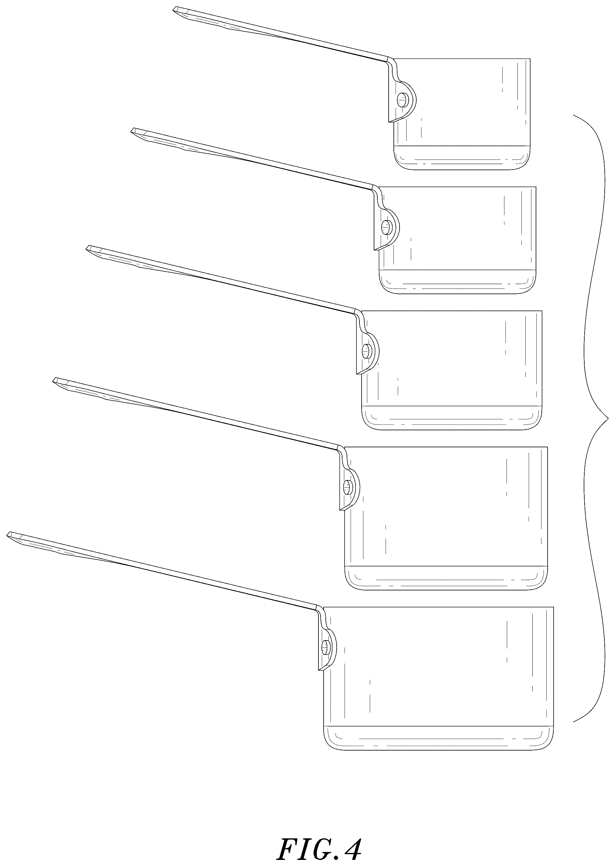 Patent USD1124905 Figure 4 – Set of measuring cups
