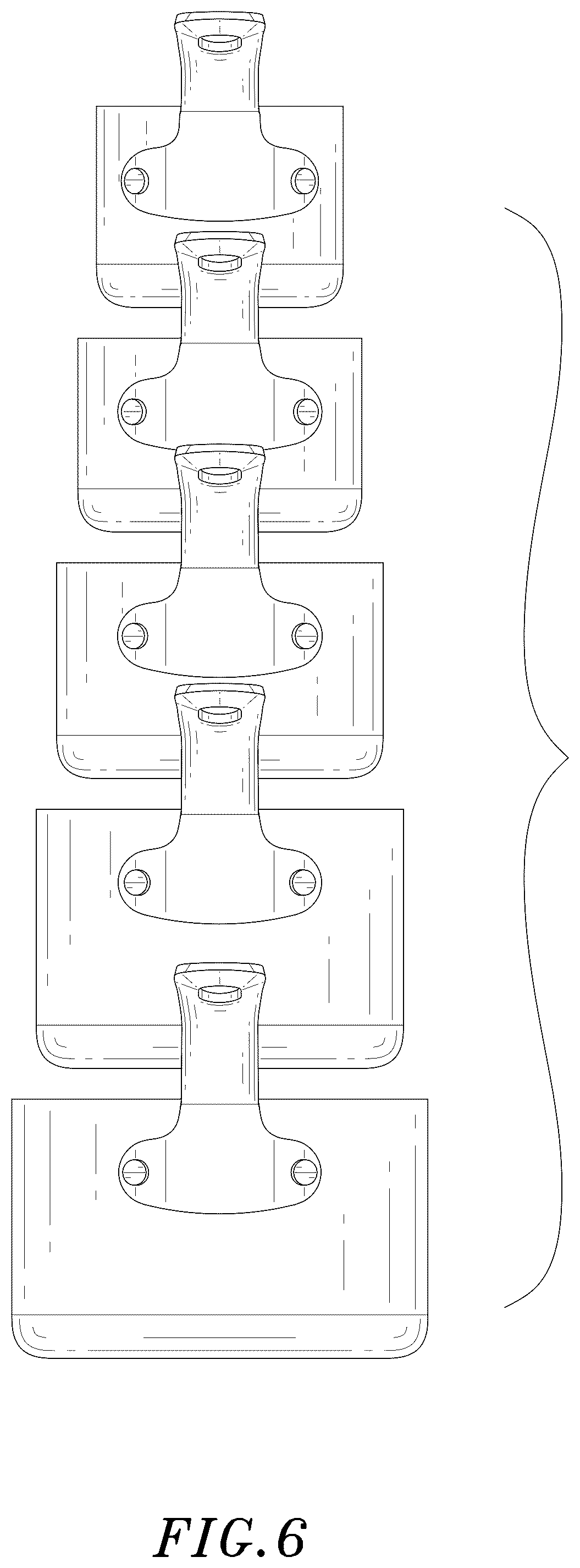 Patent USD1124905 Figure 6 – Set of measuring cups