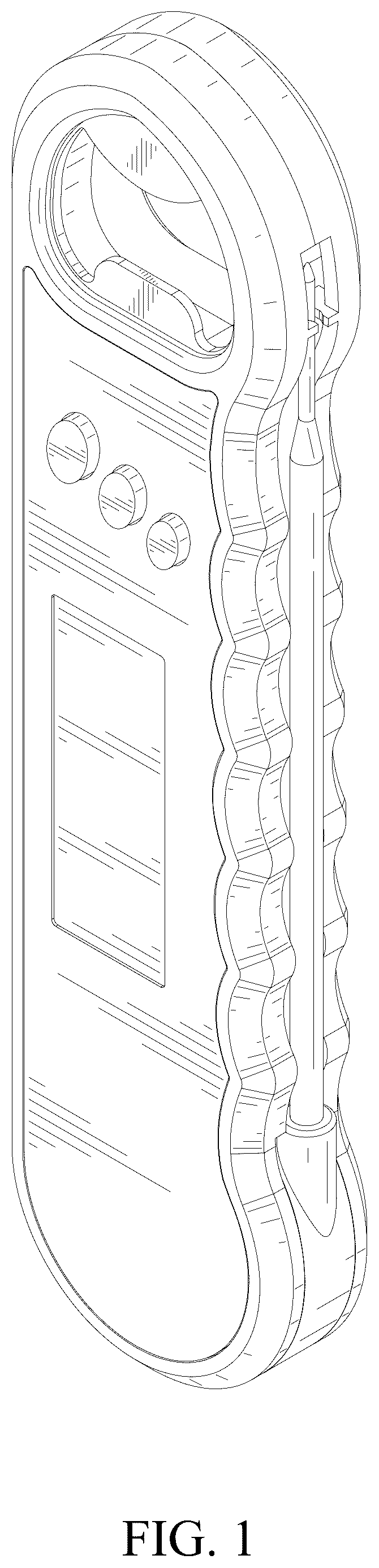 Patent USD1124908 Figure 1 – Thermometer