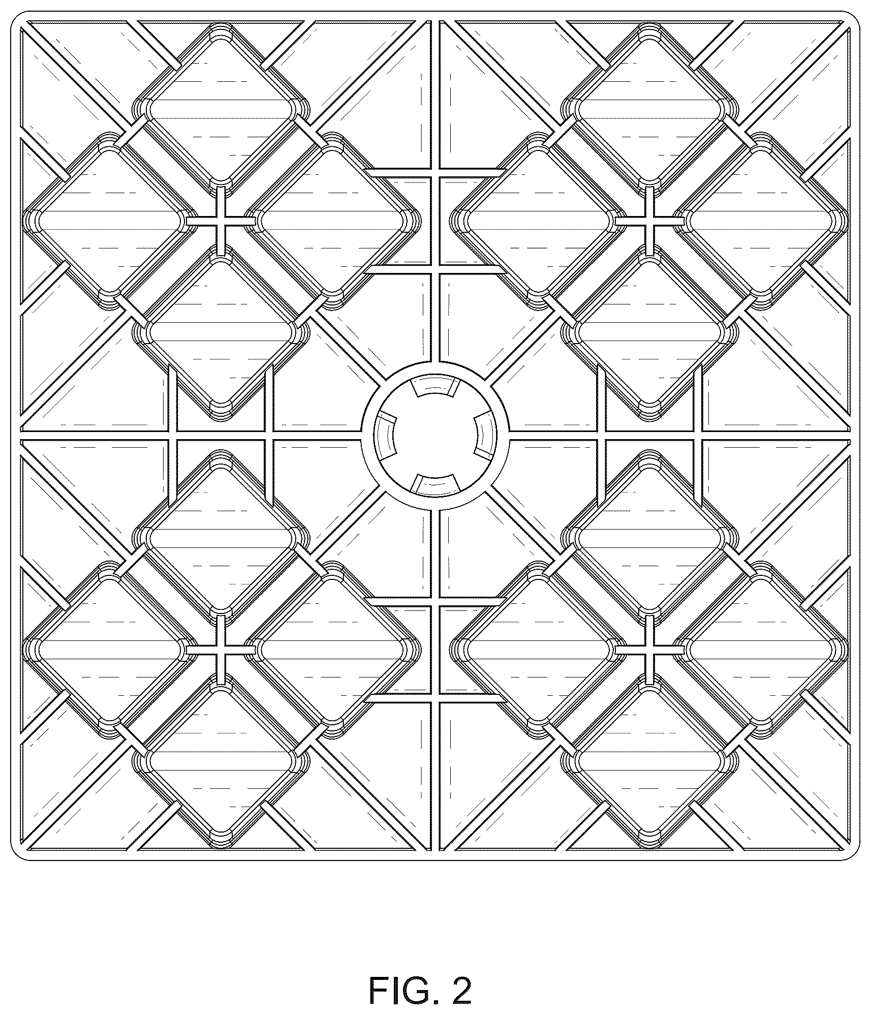 Patent USD1124910 Figure 2 – RV leveling block
