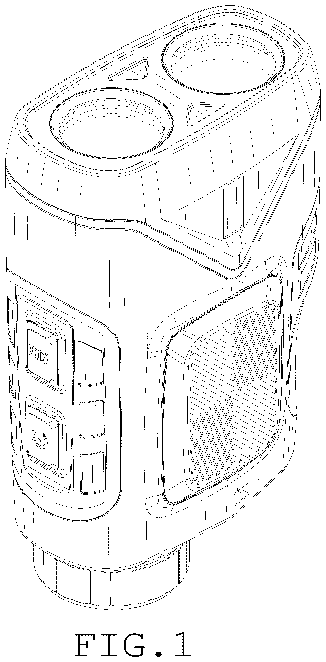 Patent USD1124911 Figure 1 – Rangefinder