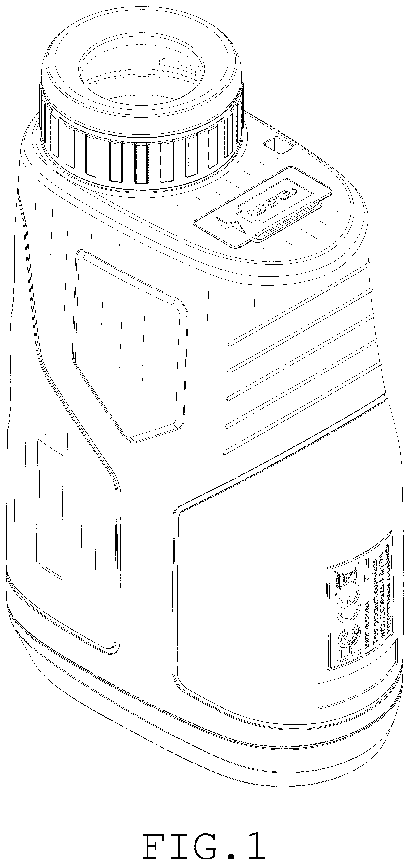 Patent USD1124913 Figure 1 – Rangefinder