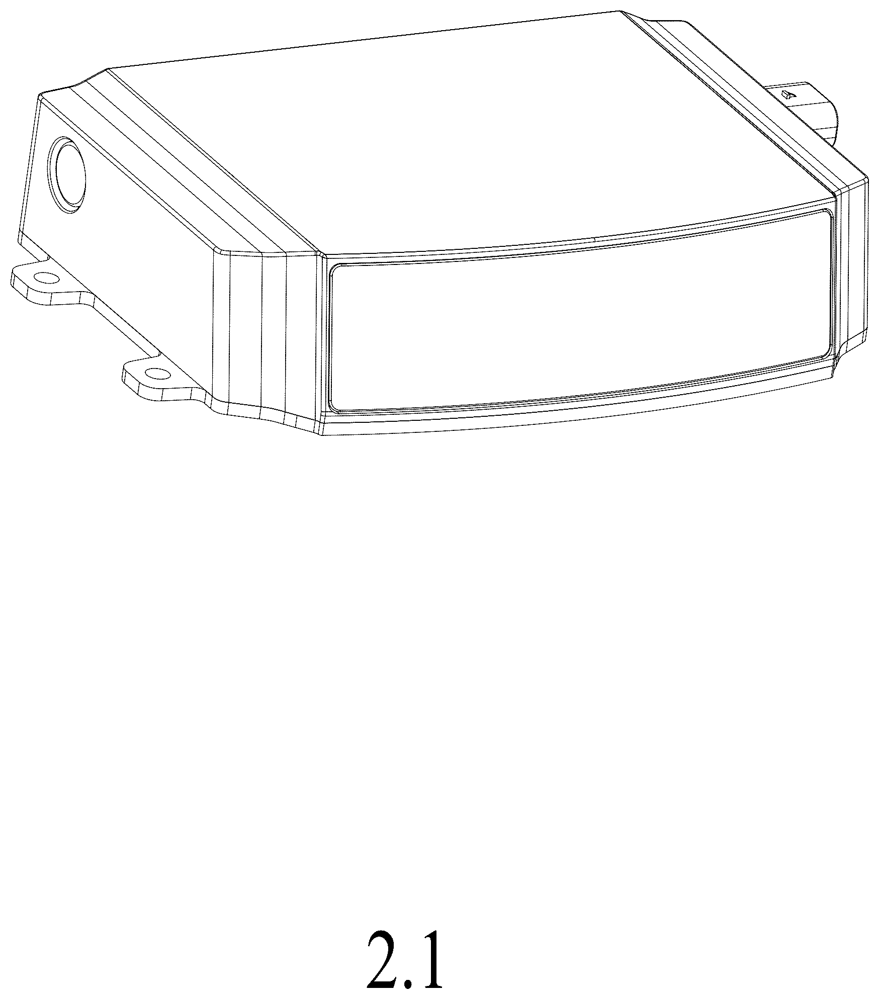 Patent USD1124914 — Vehicle lidar — Figure 1