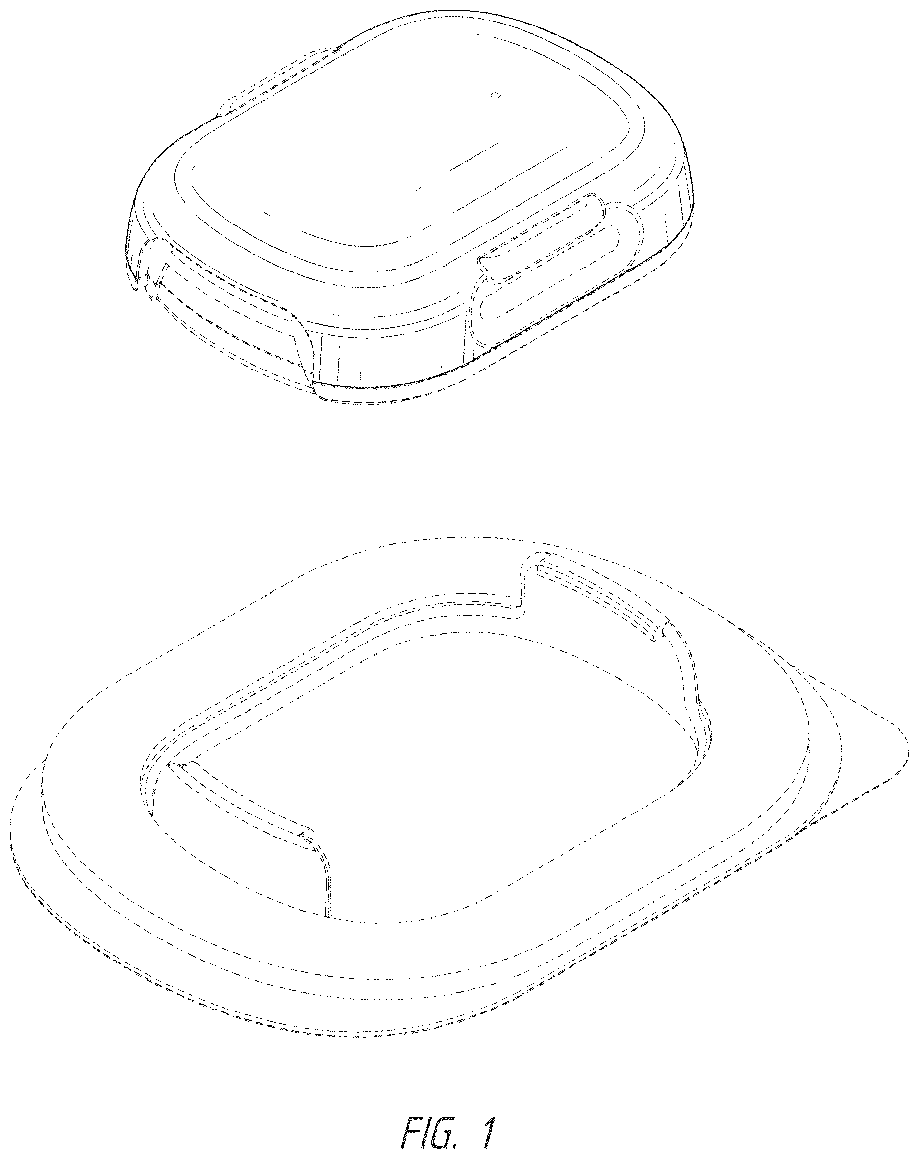 Patent USD1124917 — Wearable temperature measurement device — Figure 1