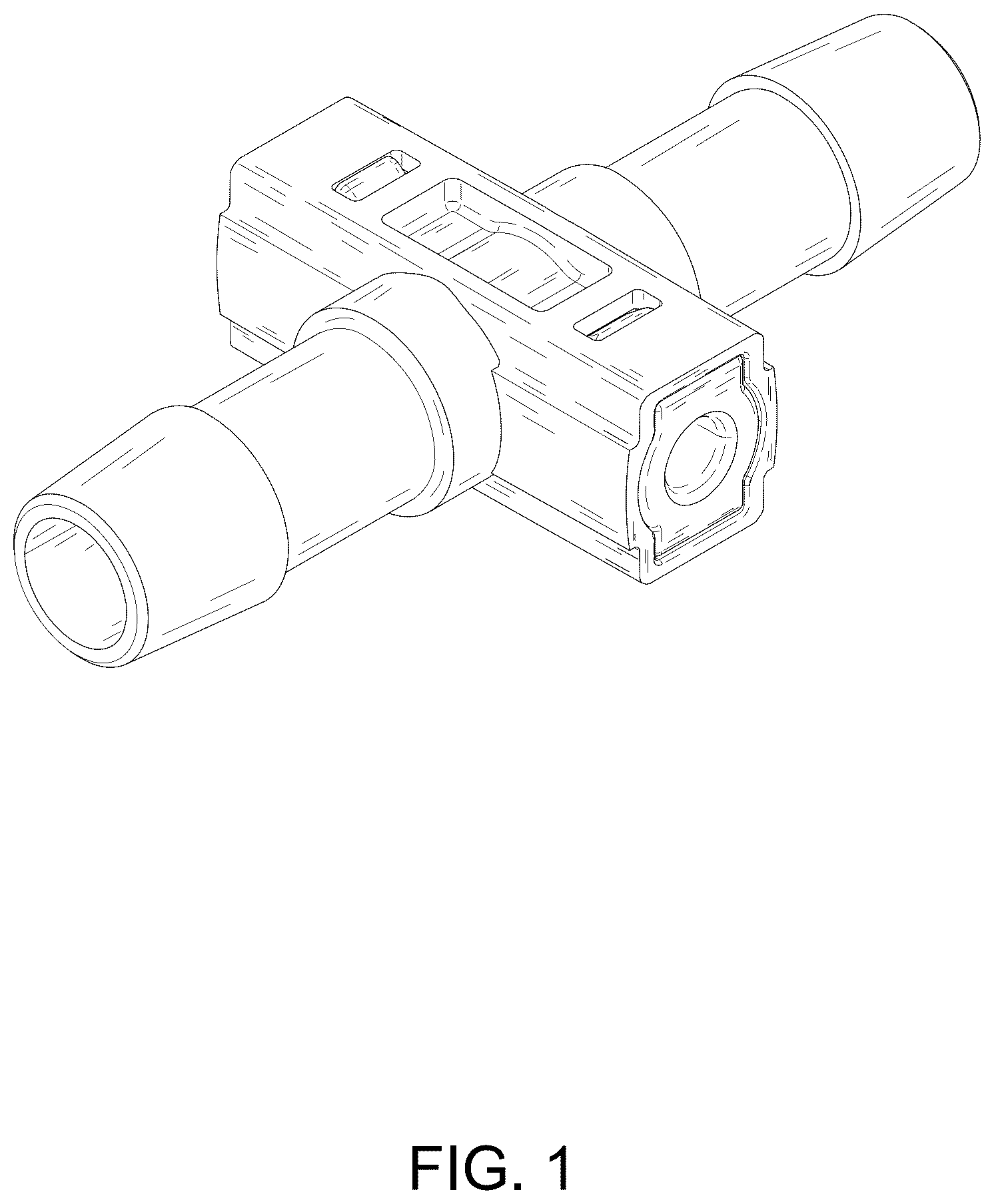 Patent USD1124919 Figure 1 – Monitoring device fitting
