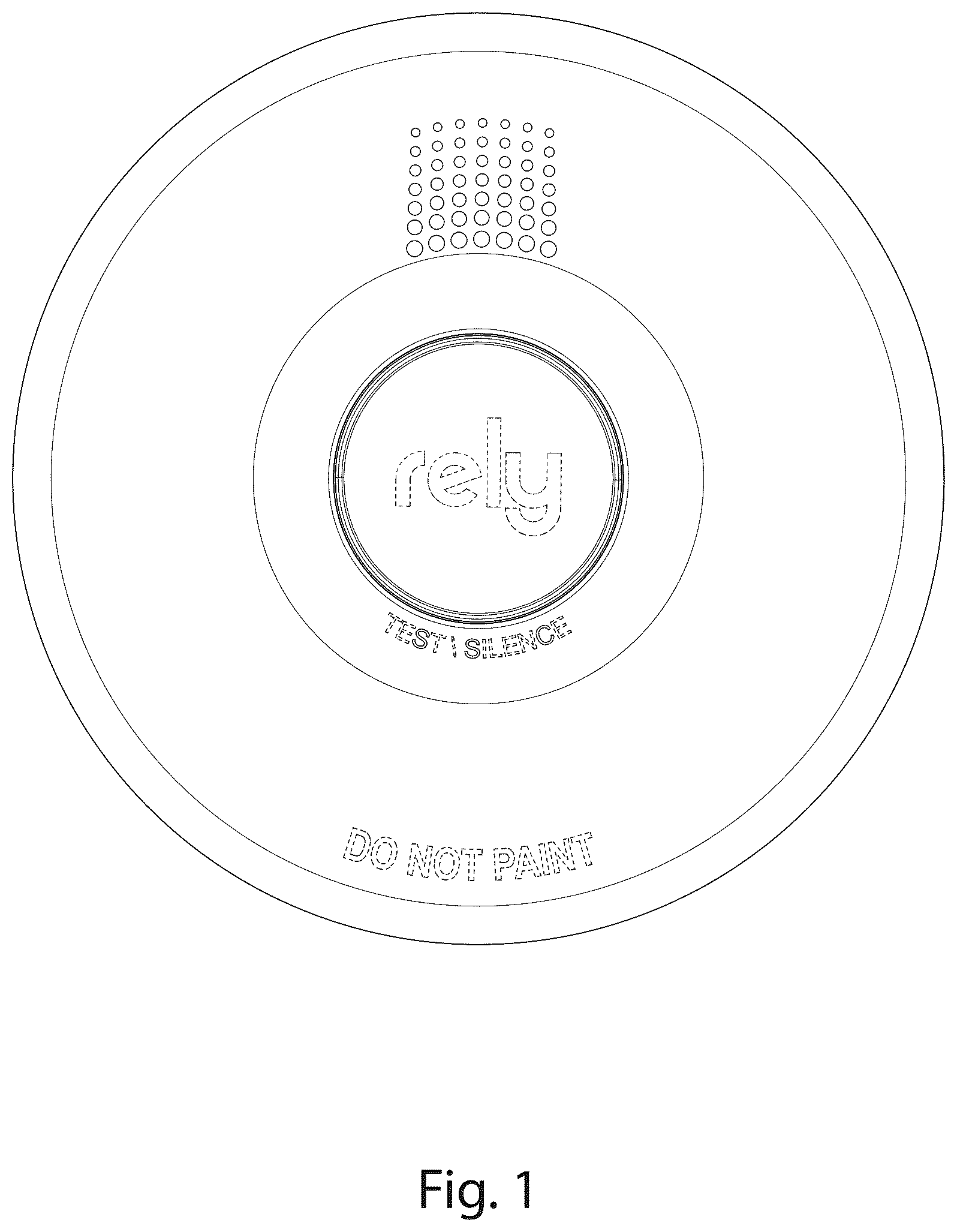 Patent USD1124920 Figure 1 – Hazardous condition alarm housing