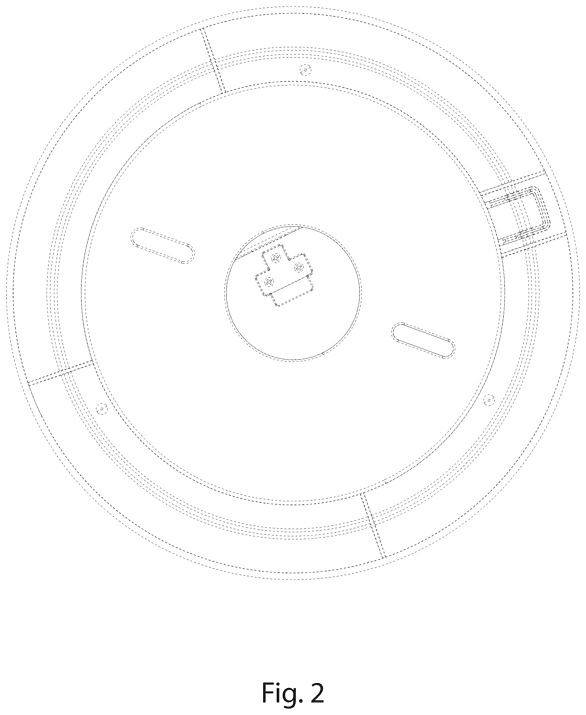 Patent USD1124921 Figure 2 – Hazardous condition alarm housing