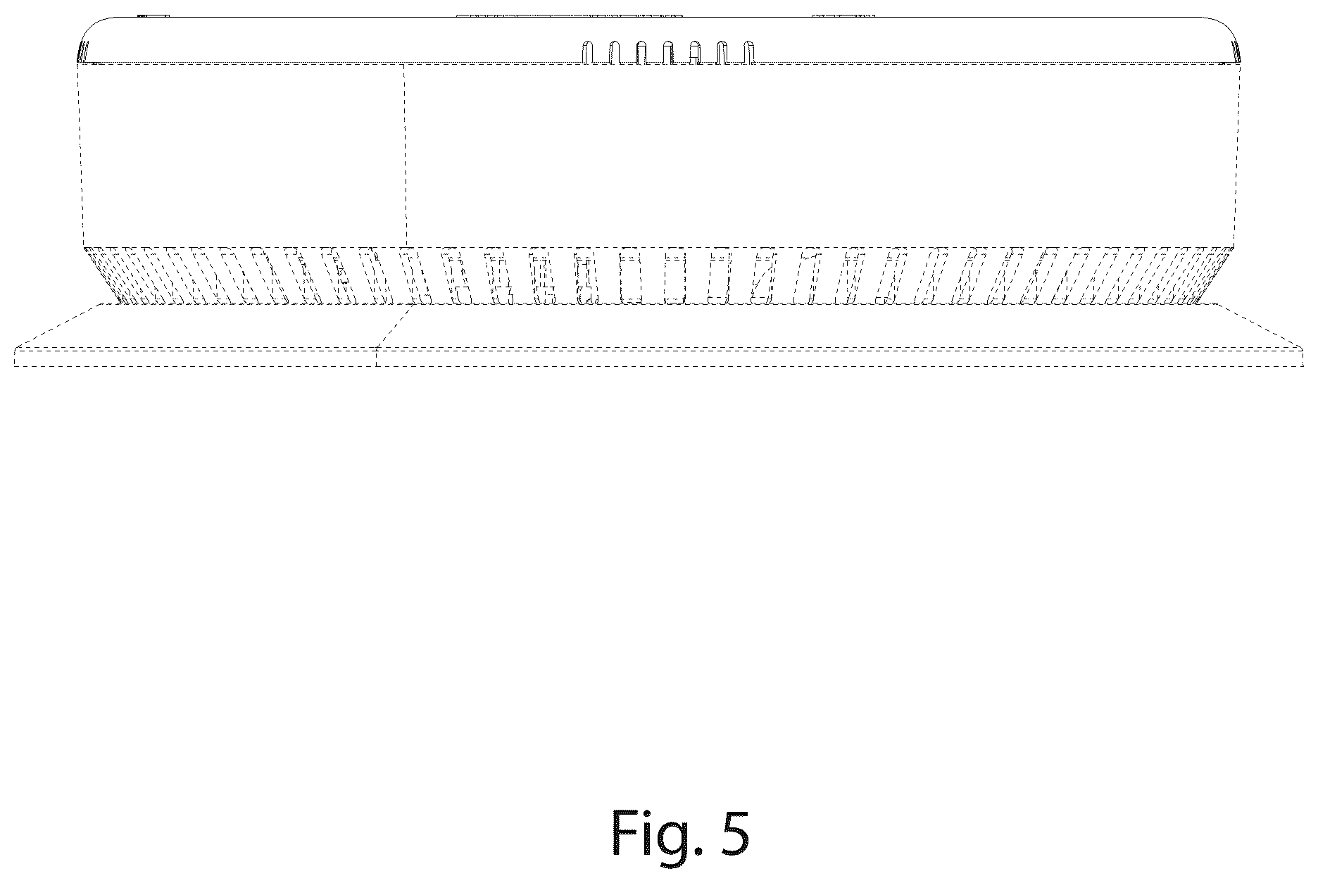 Patent USD1124921 Figure 5 – Hazardous condition alarm housing
