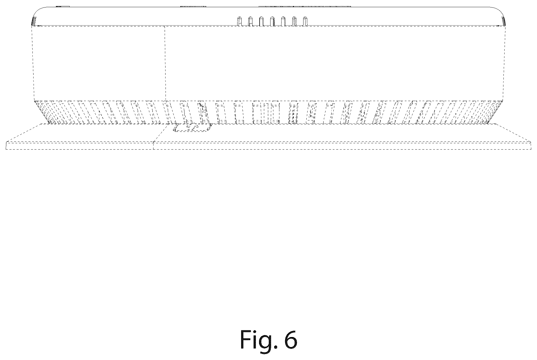 Patent USD1124921 Figure 6 – Hazardous condition alarm housing