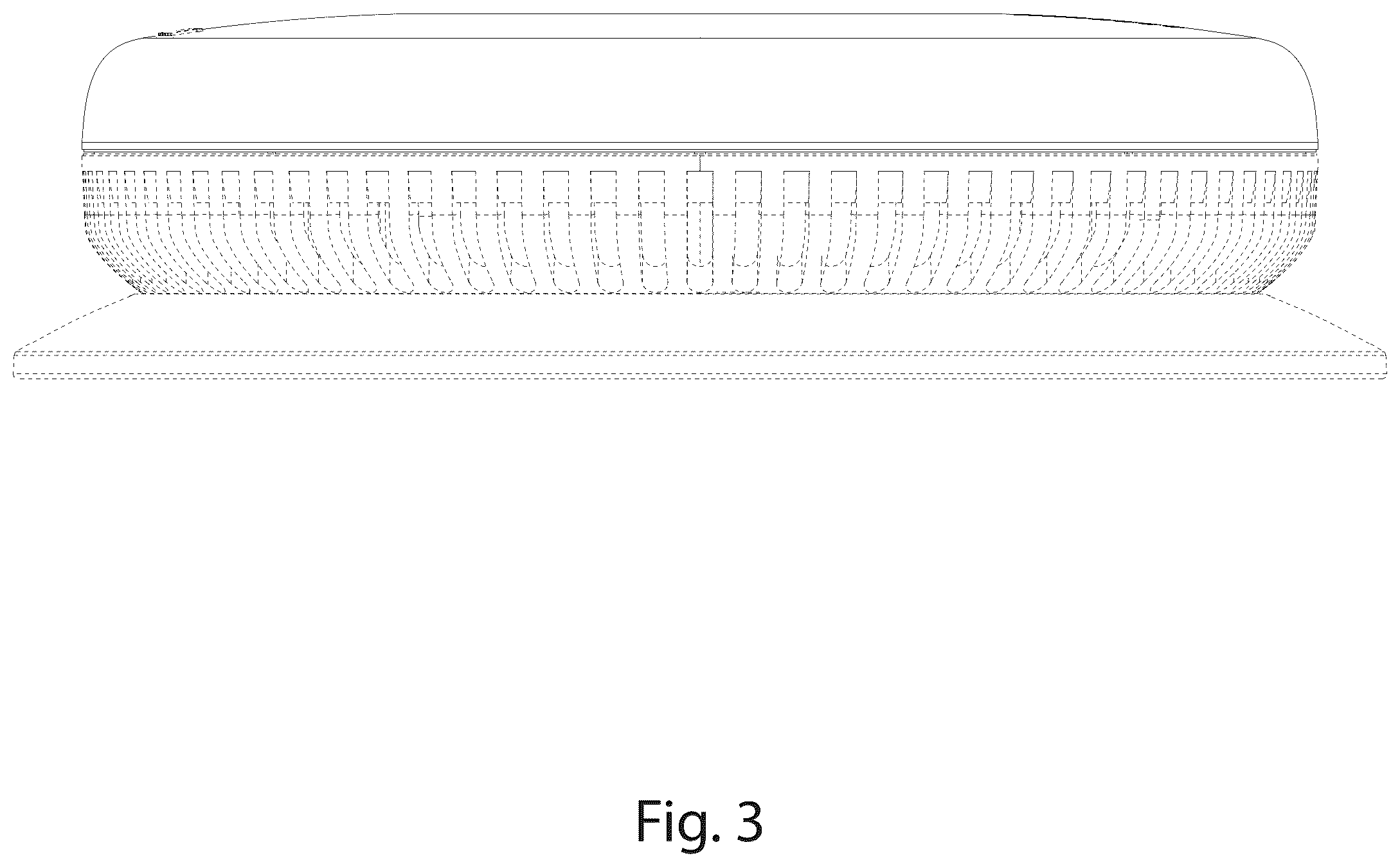 Patent USD1124922 Figure 3 – Hazardous condition alarm housing