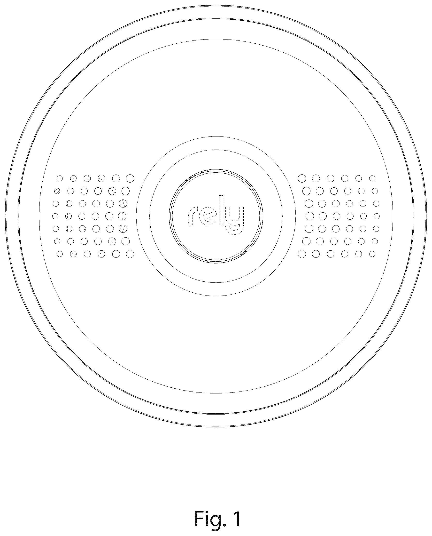 Patent USD1124924 Figure 1 – Hazardous condition alarm housing