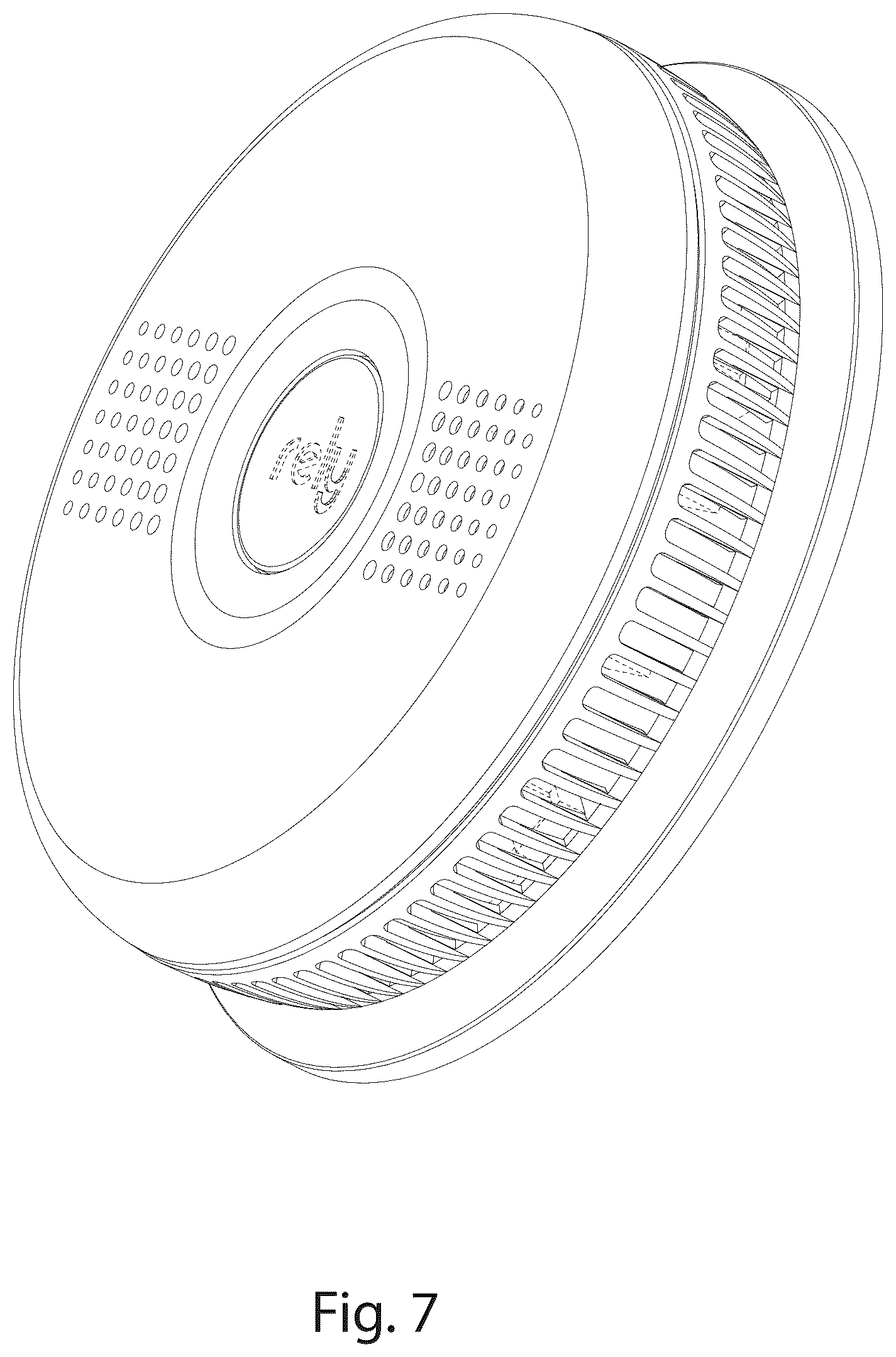 Patent USD1124924 Figure 7 – Hazardous condition alarm housing