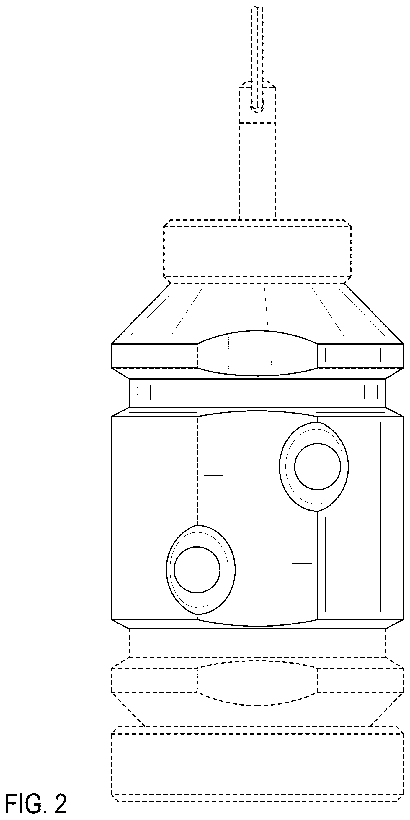 Patent USD1124925 Figure 2 – Trip alarm body