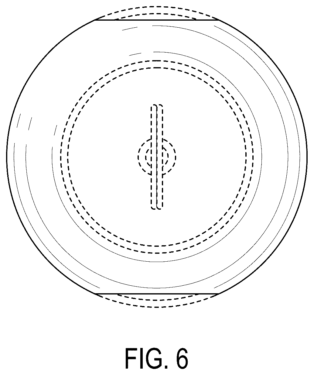 Patent USD1124925 Figure 6 – Trip alarm body