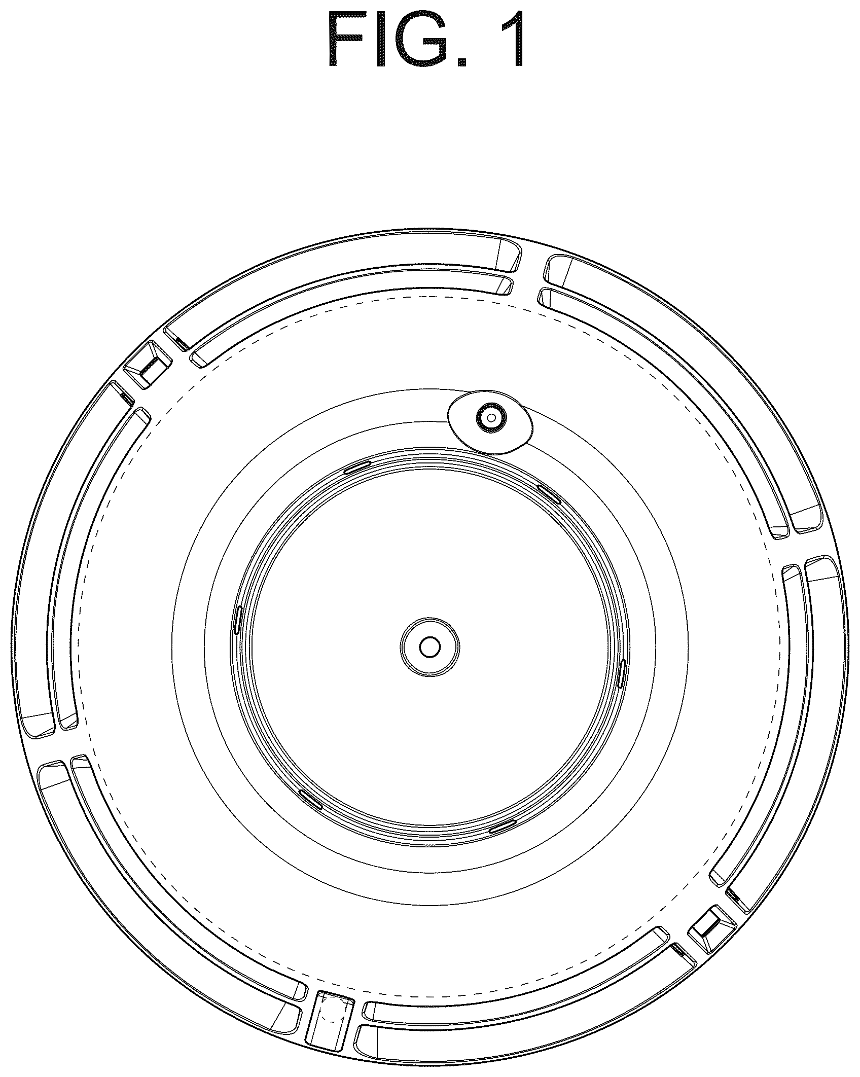 Patent USD1124927 Figure 1 – Fire detector