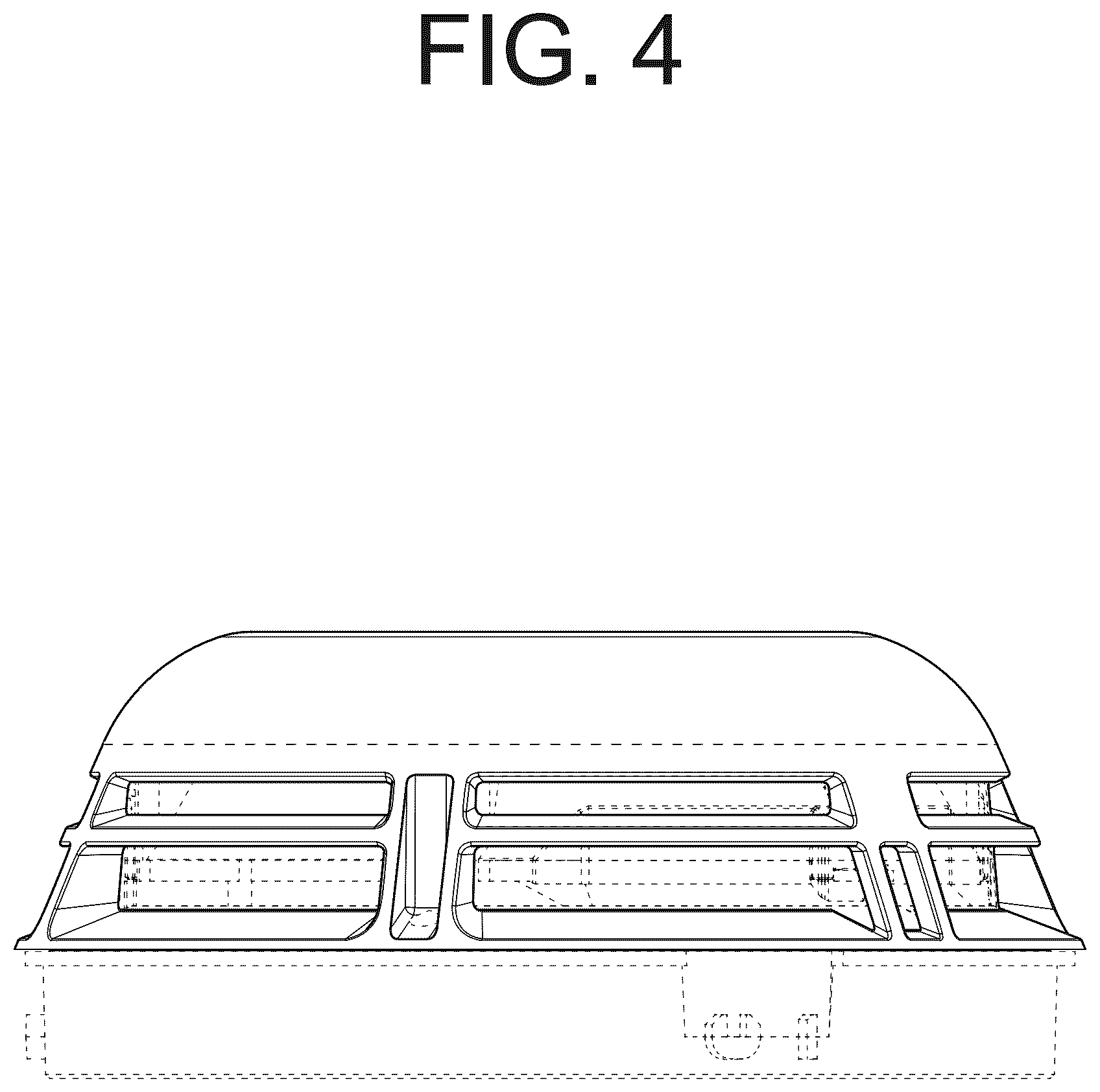 Patent USD1124927 Figure 4 – Fire detector
