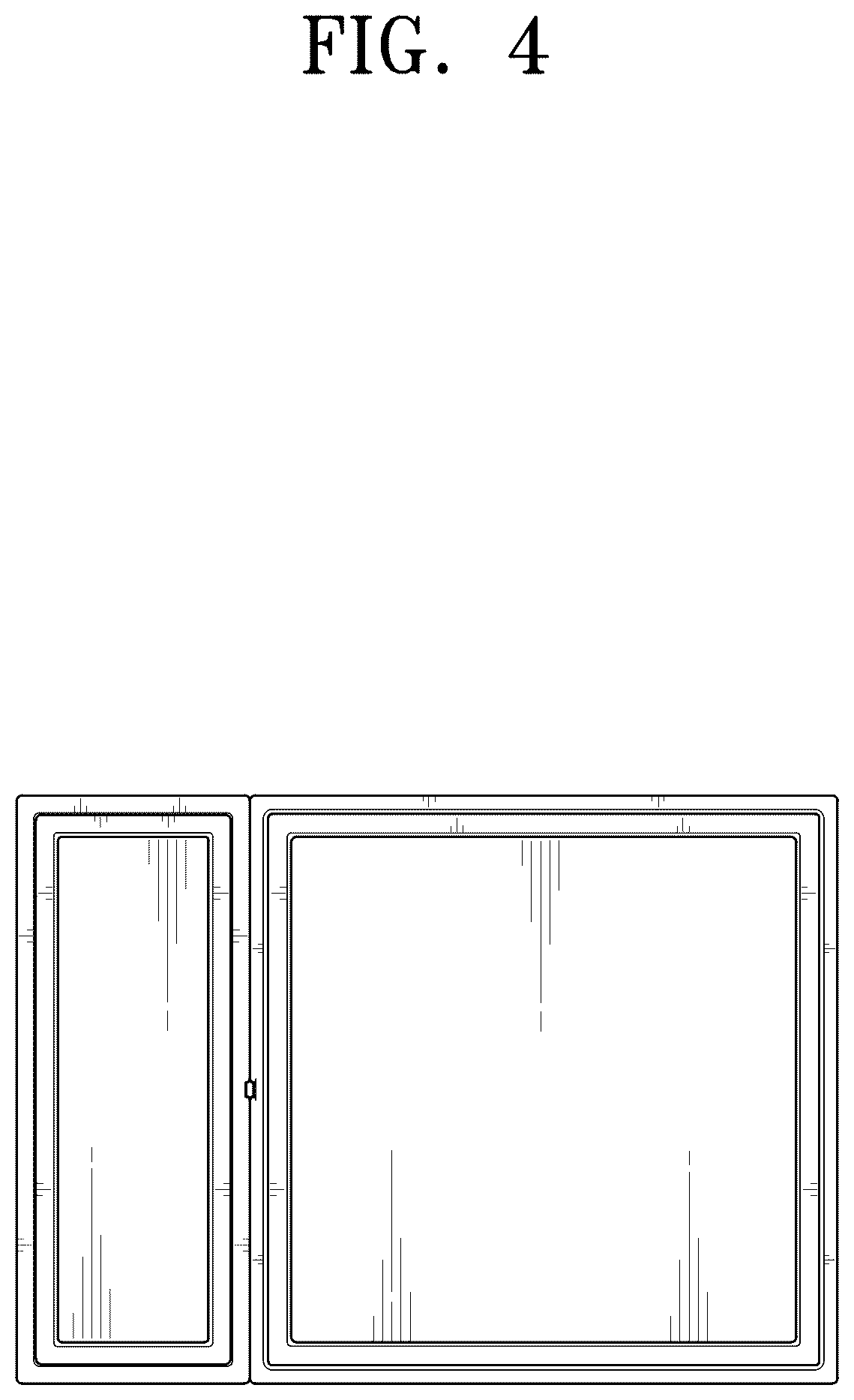 Patent USD1124928 Figure 4 – Motion illuminance sensor for door