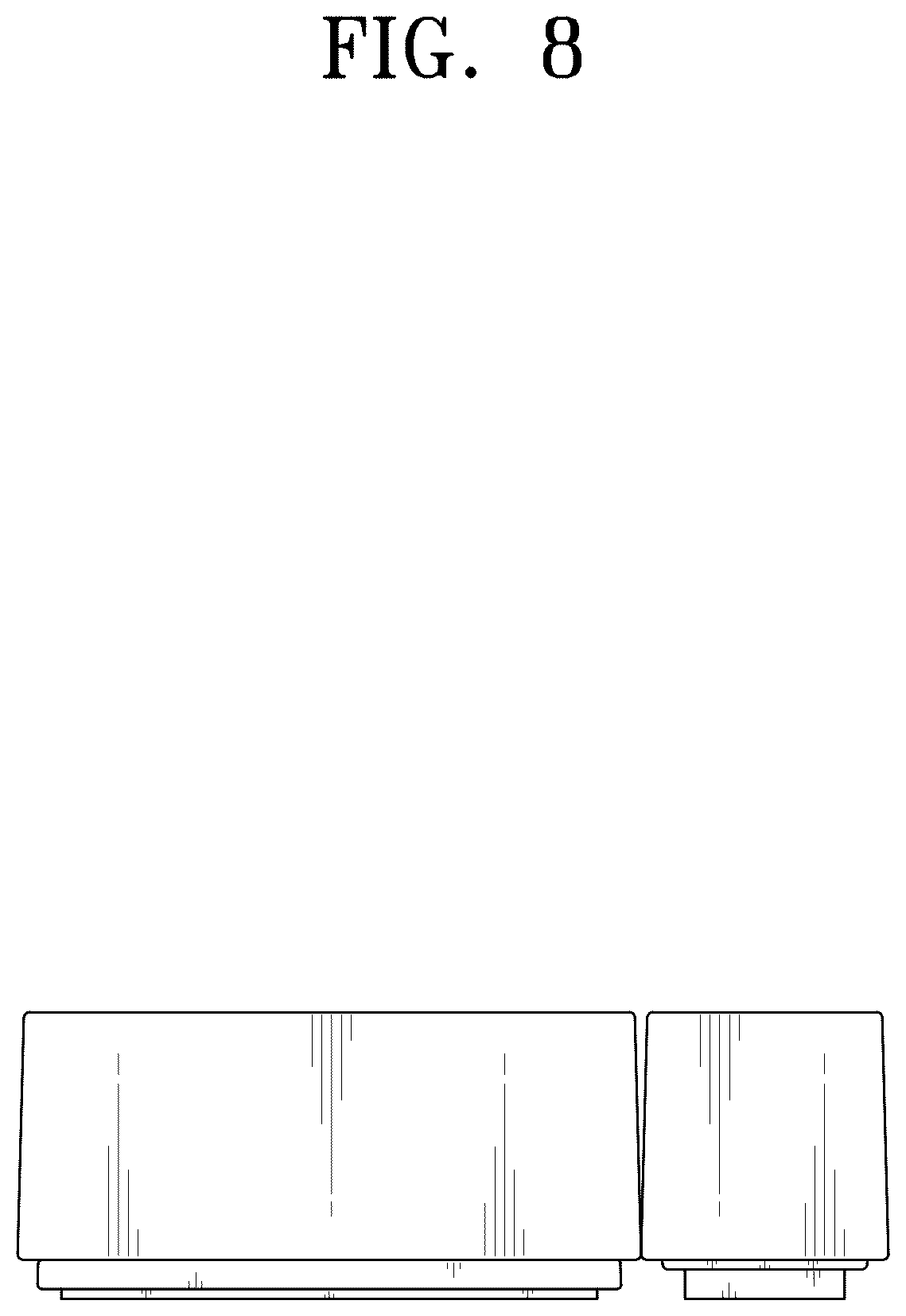 Patent USD1124928 Figure 8 – Motion illuminance sensor for door