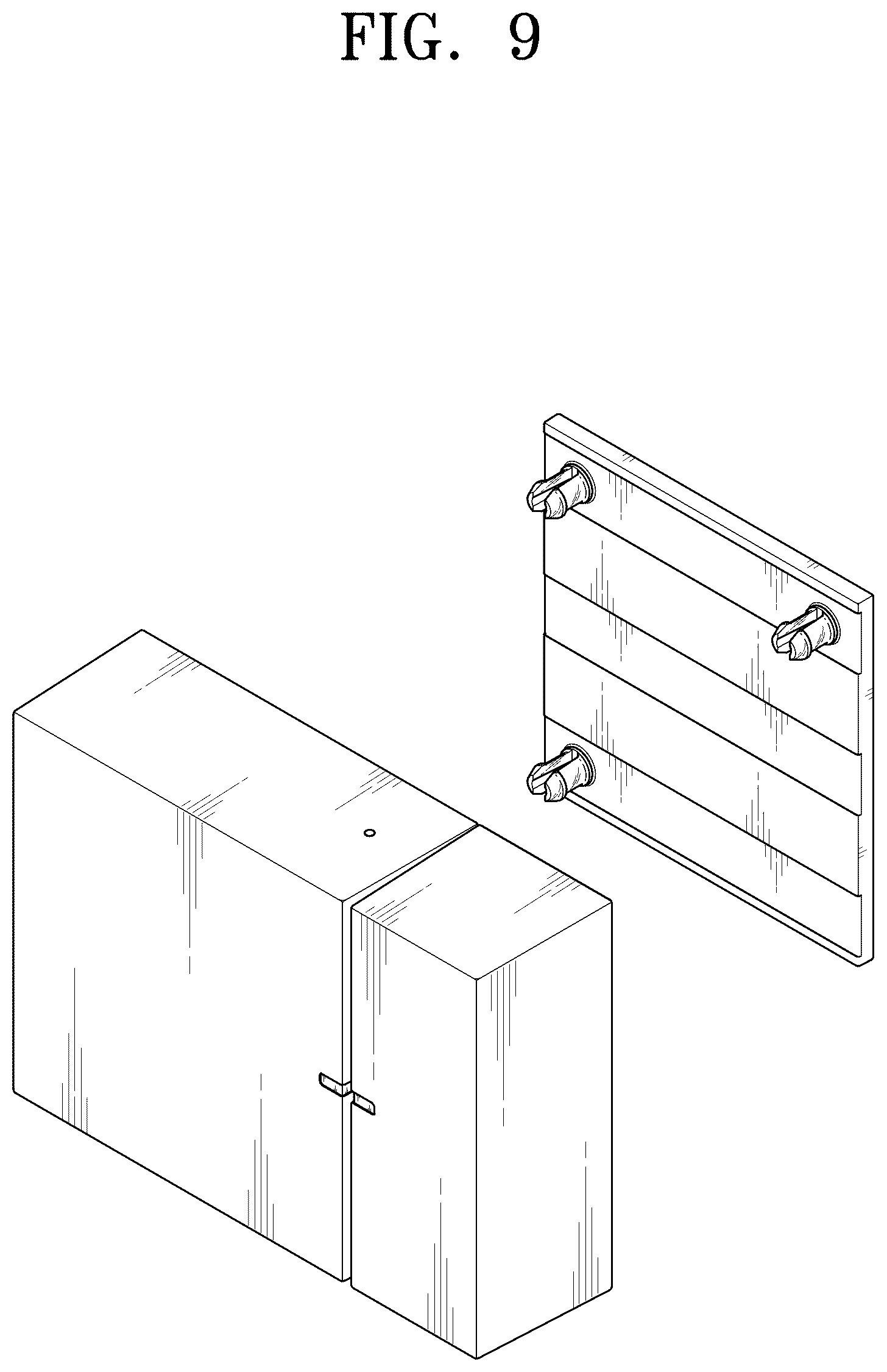 Patent USD1124928 Figure 9 – Motion illuminance sensor for door