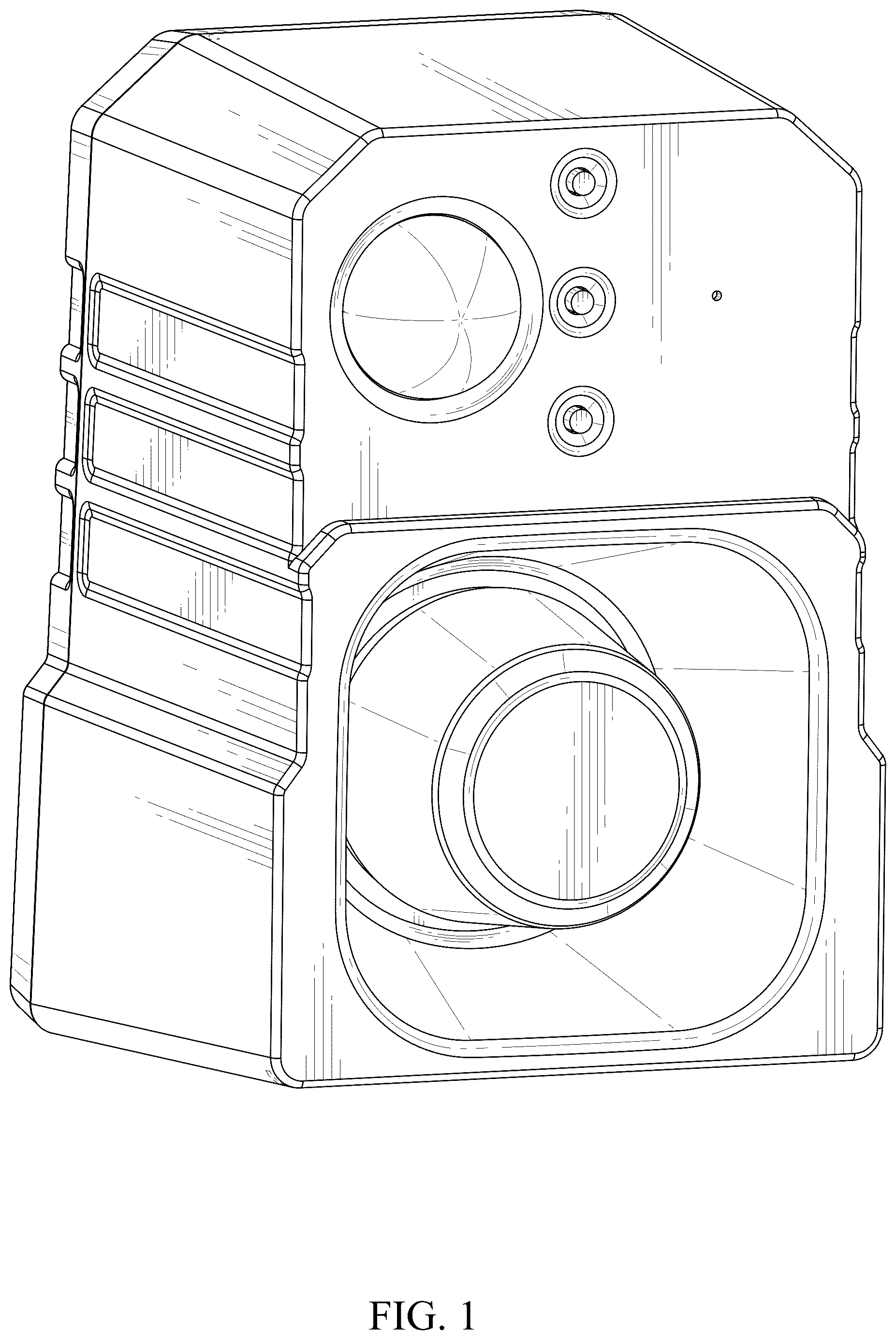 Patent USD1124929 Figure 1 – Solar alarm light
