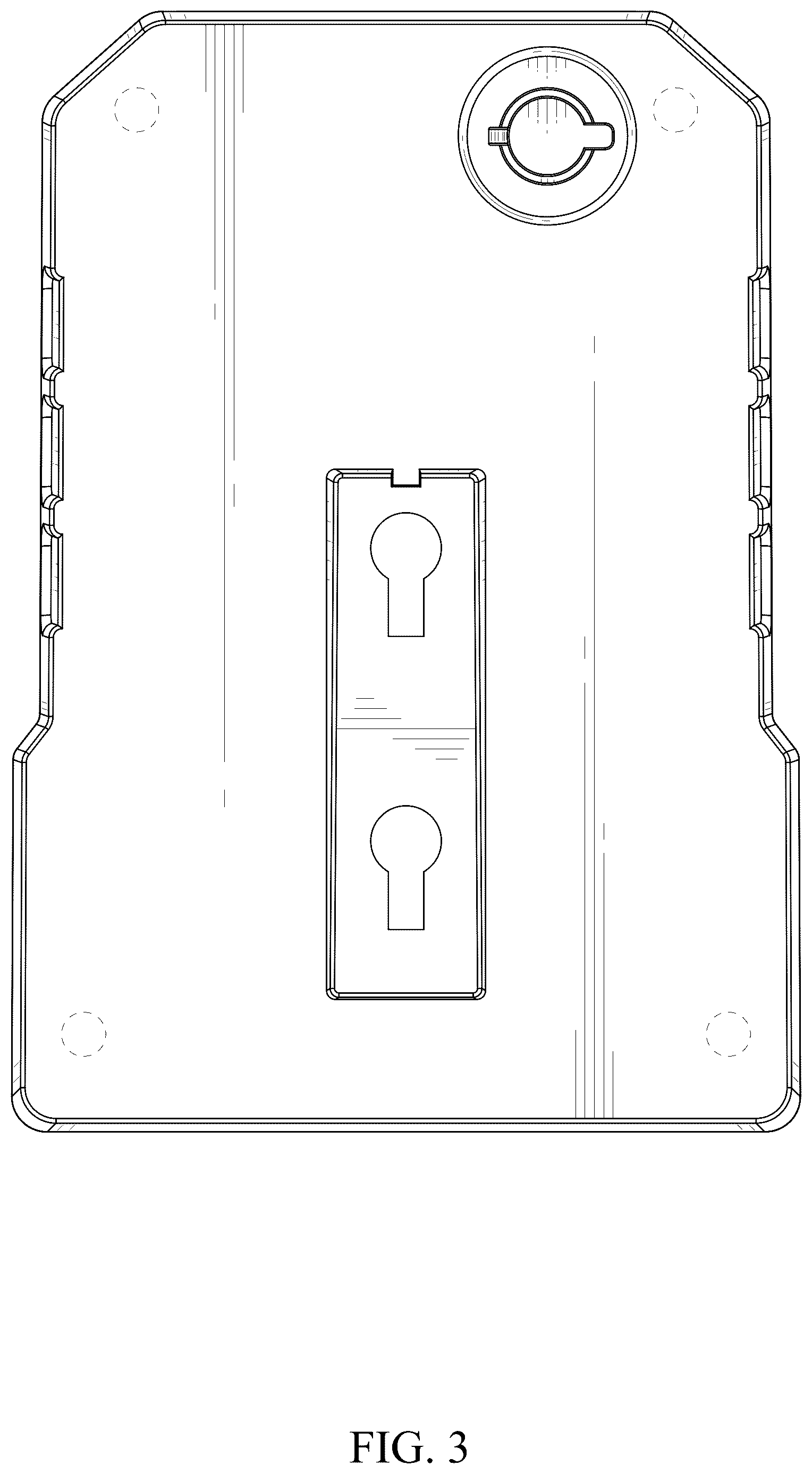 Patent USD1124929 Figure 3 – Solar alarm light