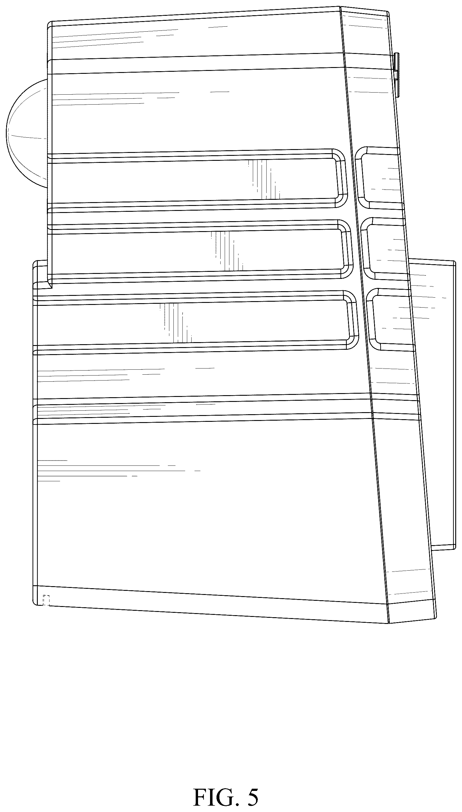 Patent USD1124929 Figure 5 – Solar alarm light