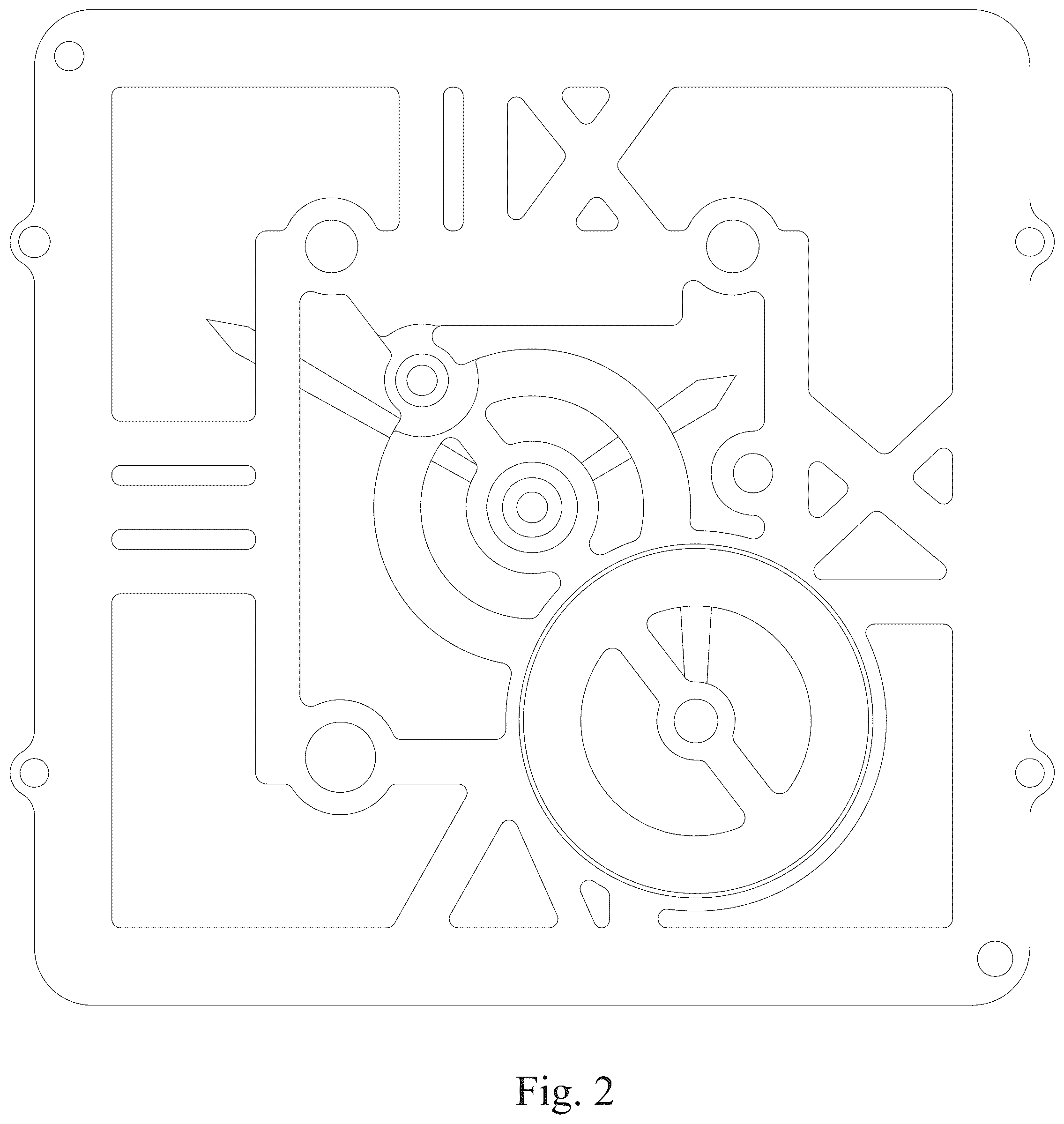 Patent USD1124930 Figure 2 – Watch dial