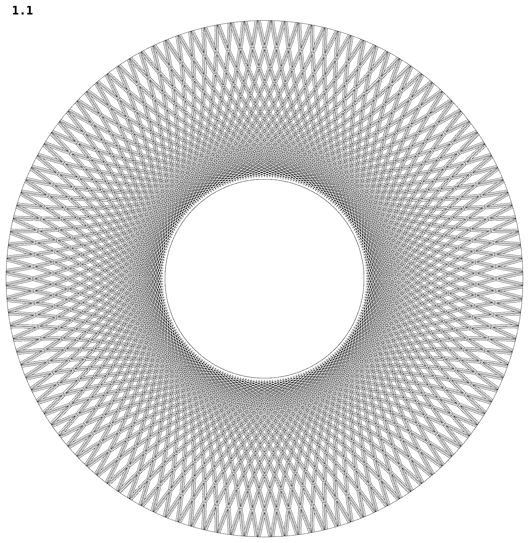 Patent USD1124931 Figure 1 – Watch dial