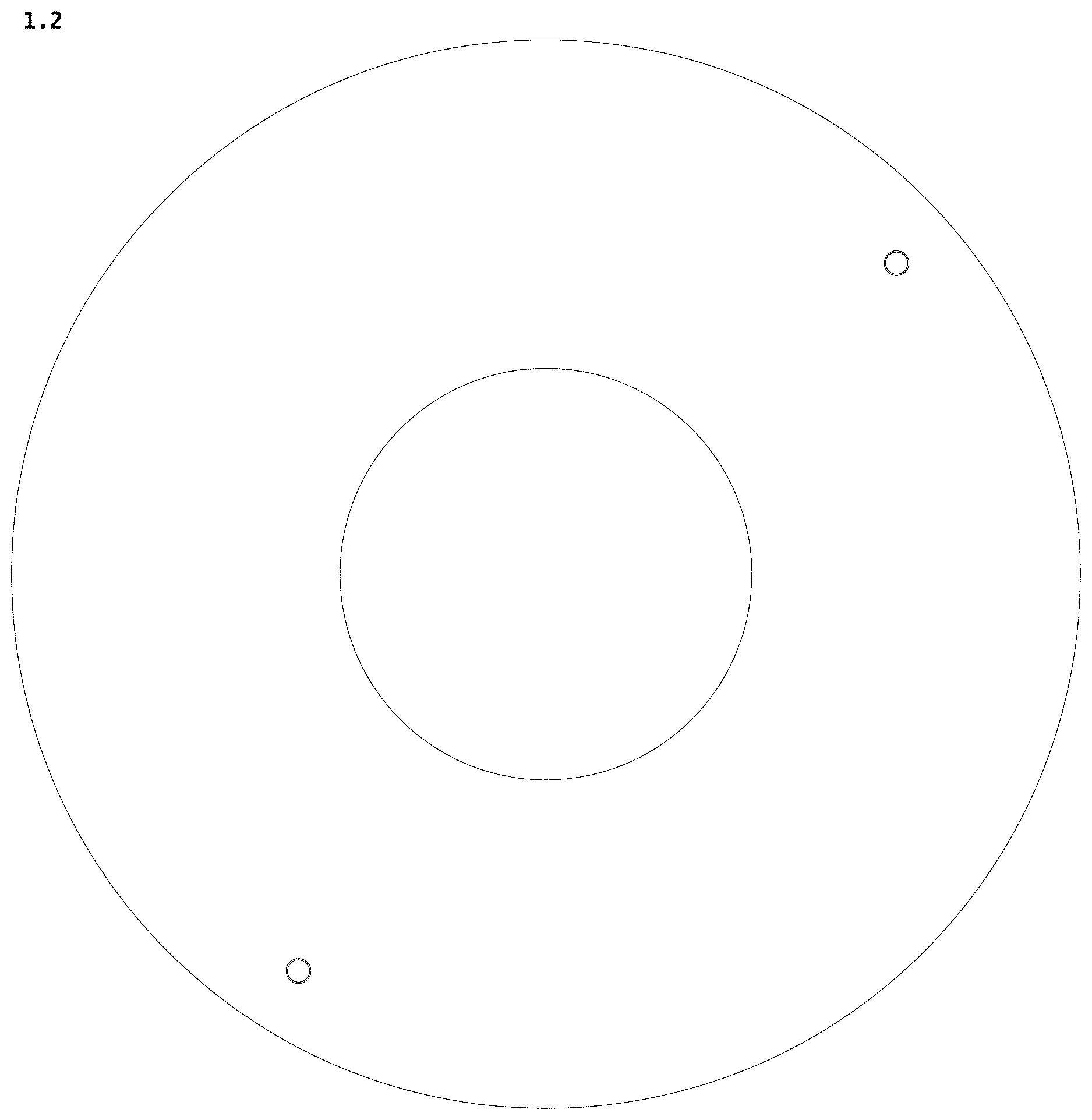 Patent USD1124931 Figure 2 – Watch dial