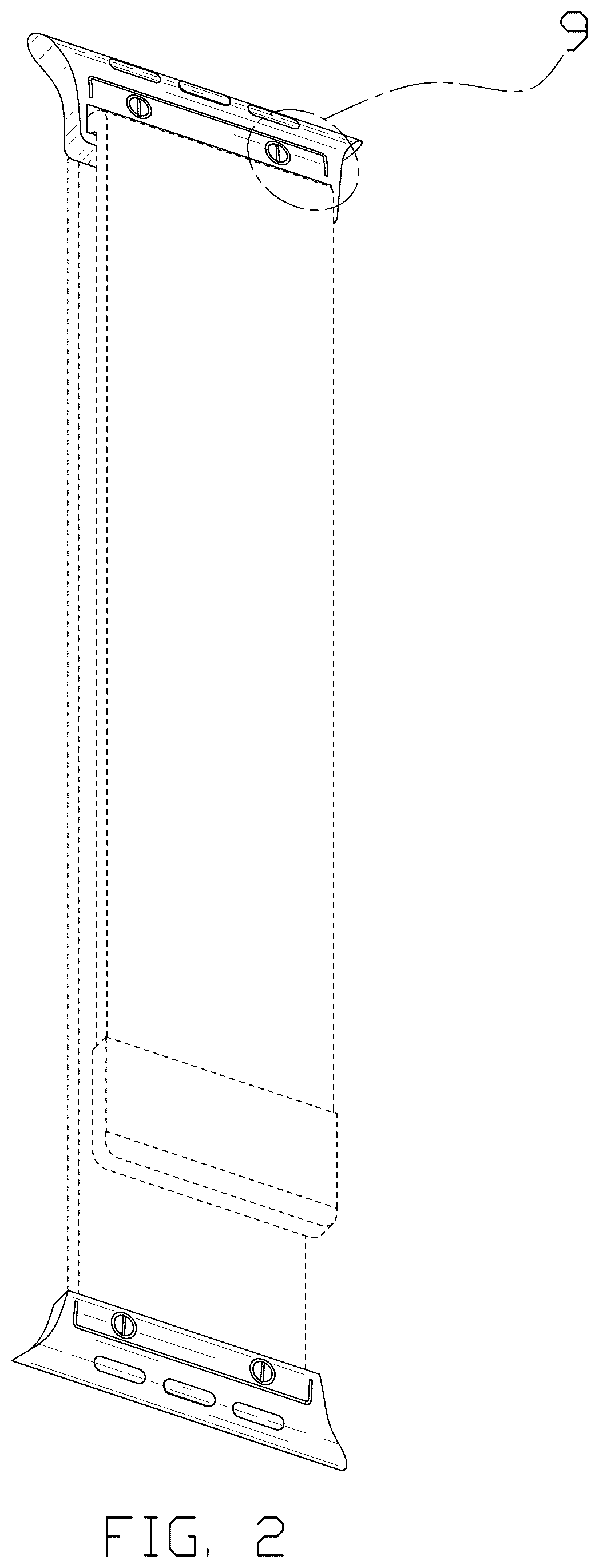 Patent USD1124932 Figure 2 – Watch strap