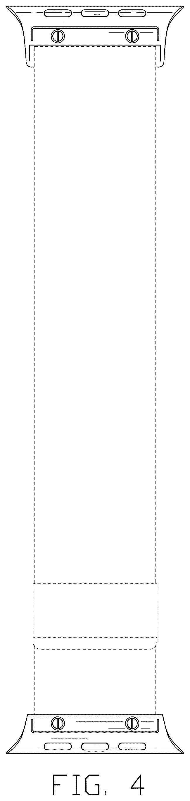 Patent USD1124932 Figure 4 – Watch strap