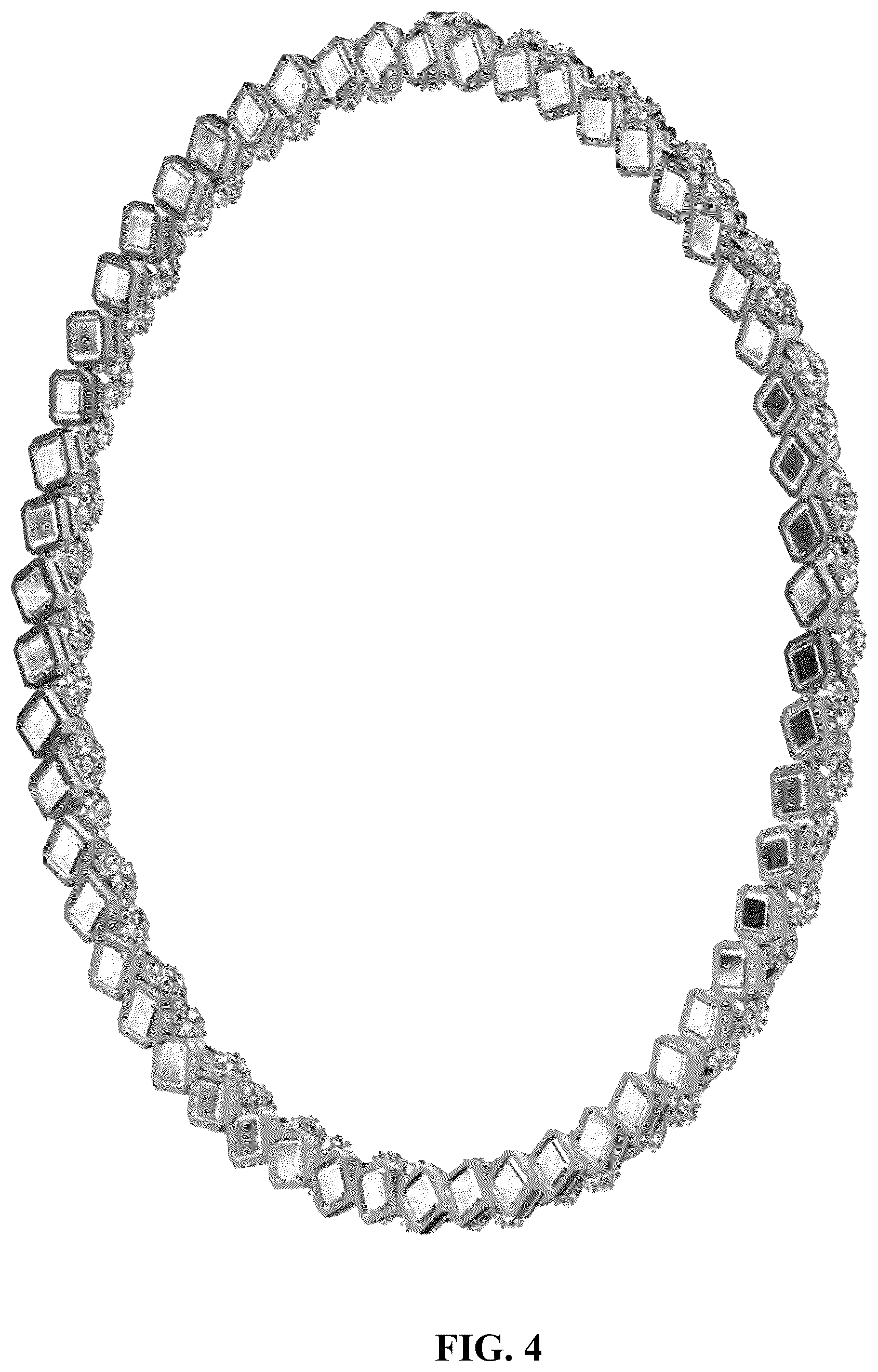Patent USD1124937 Figure 4 – Tennis necklace