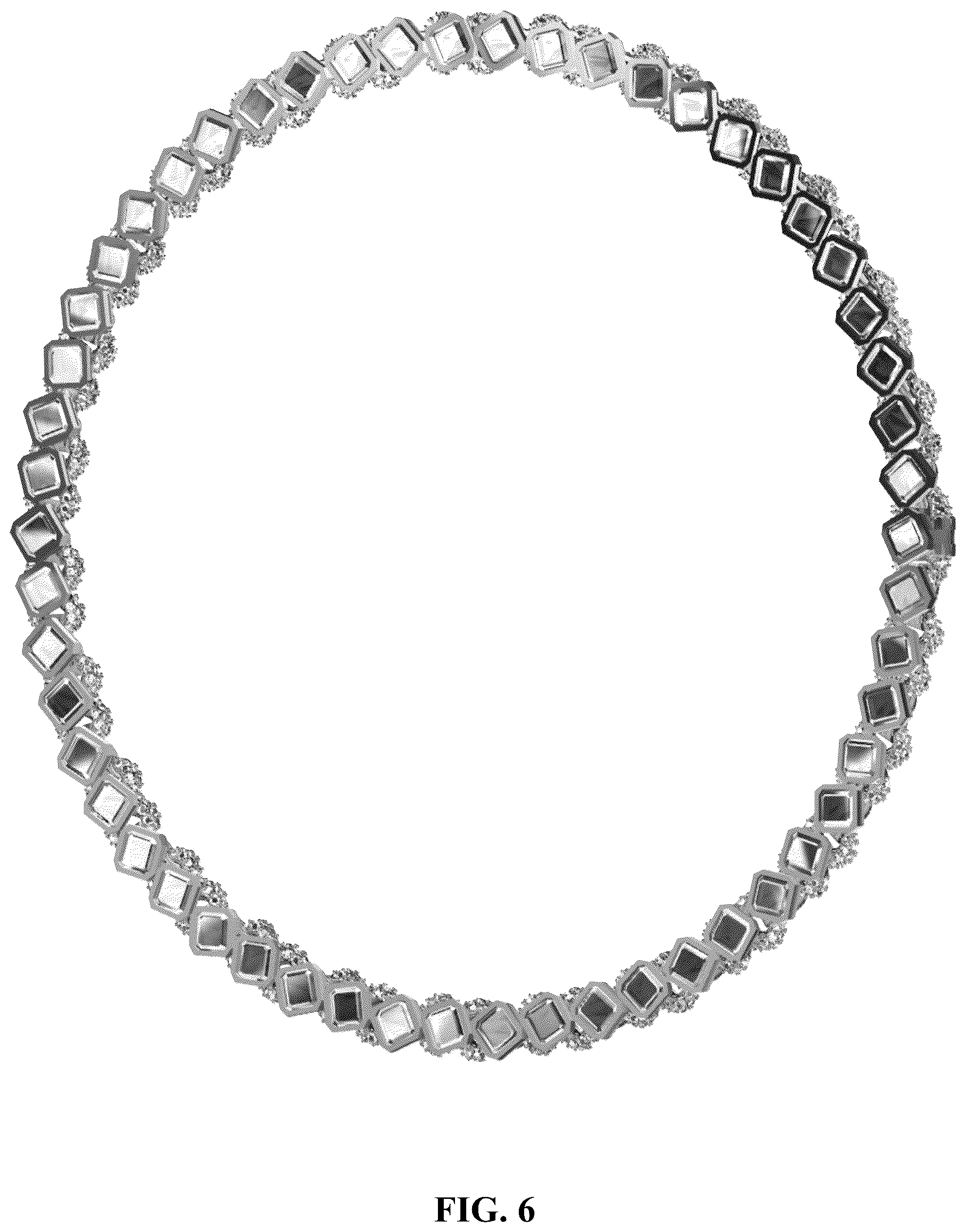Patent USD1124937 Figure 6 – Tennis necklace