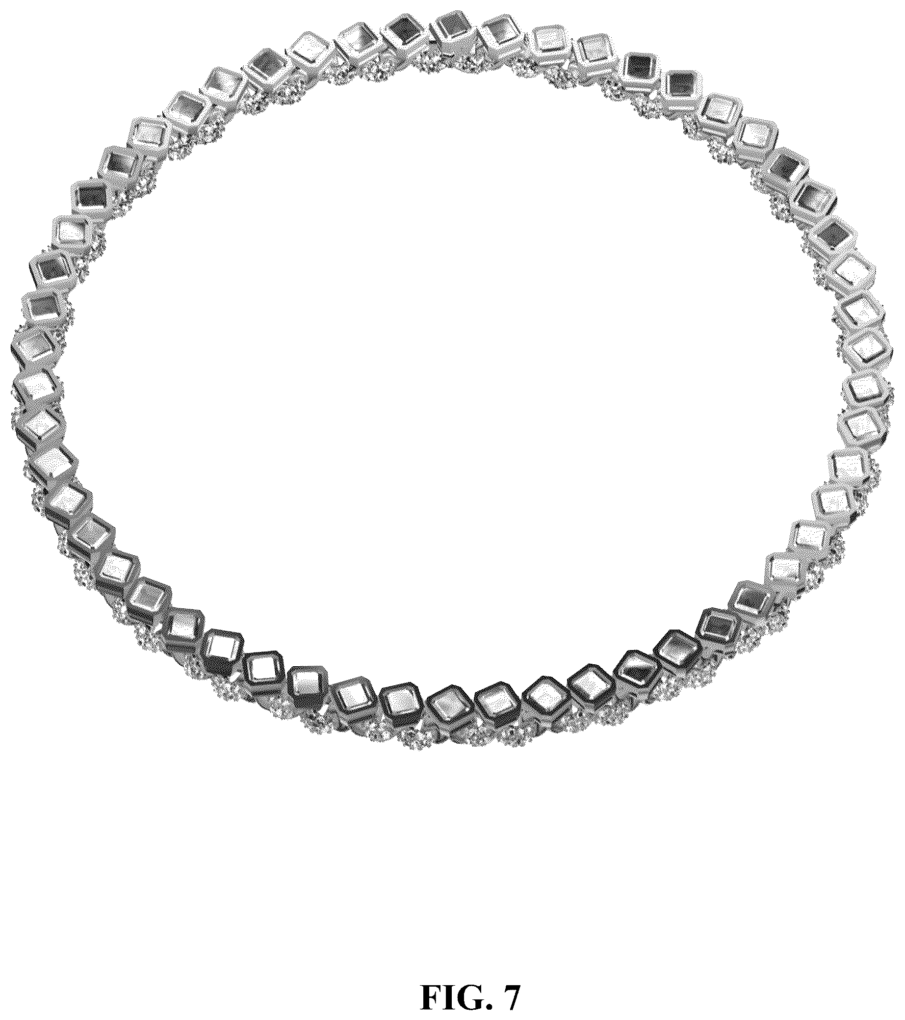 Patent USD1124937 Figure 7 – Tennis necklace