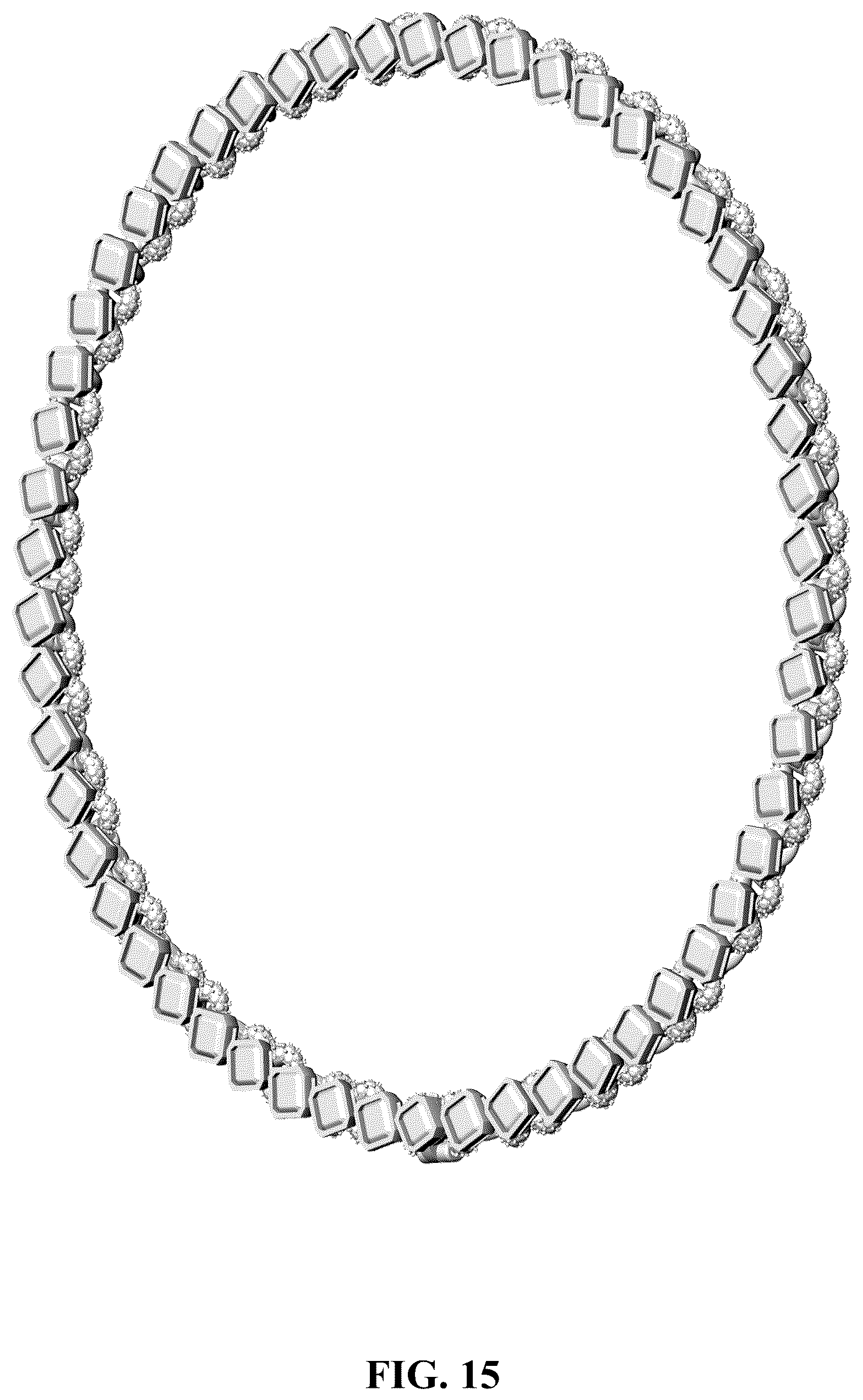 Patent USD1124937 Figure 15 – Tennis necklace